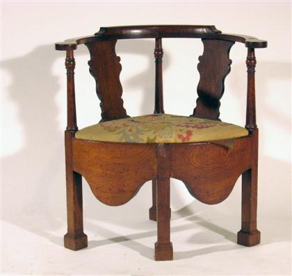 Chippendale corner chair late 4a507