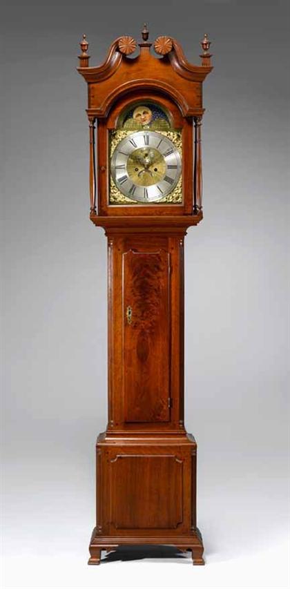 Chippendale tall case clock   