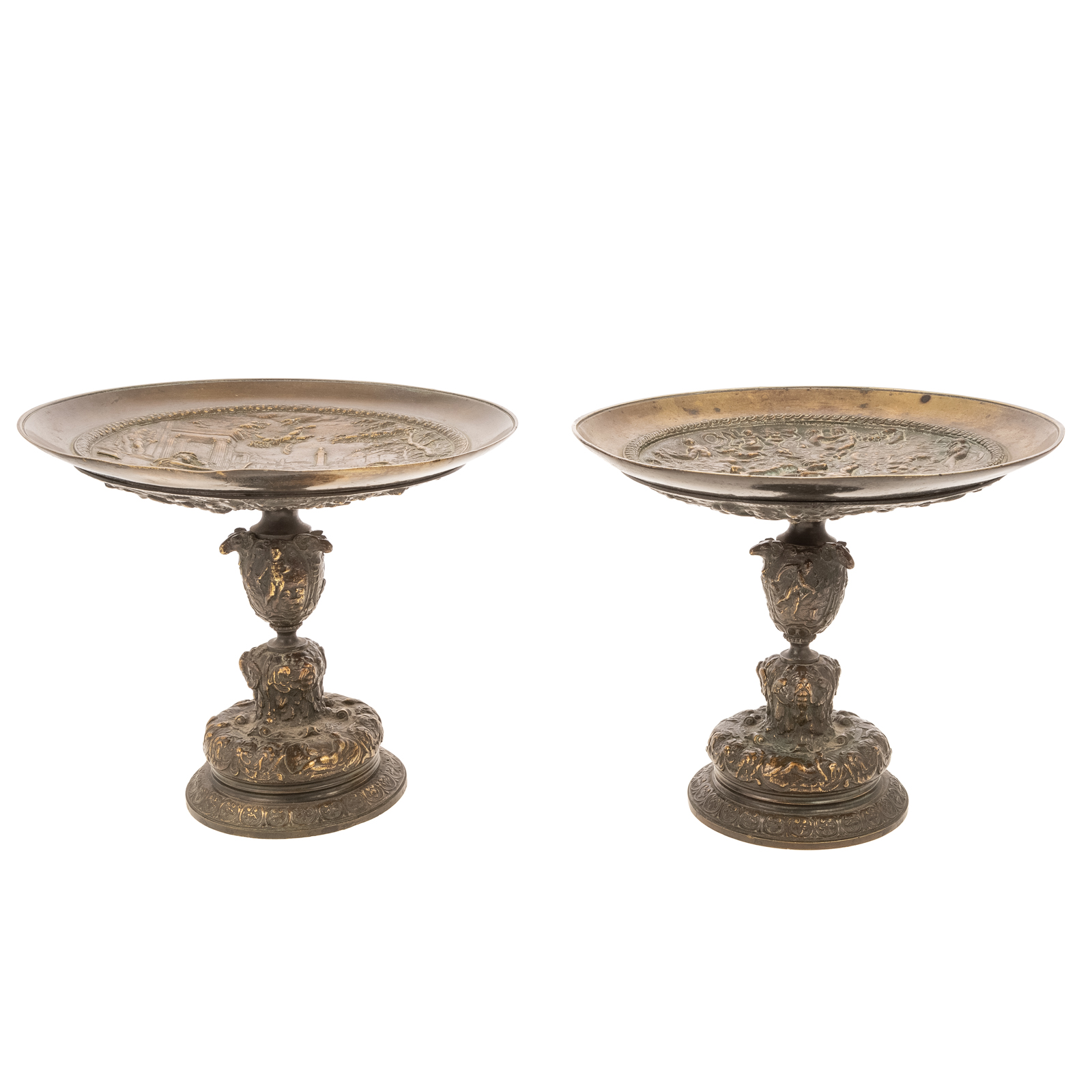 A PAIR OF CLASSICAL STYLE BRONZE 2e9a33