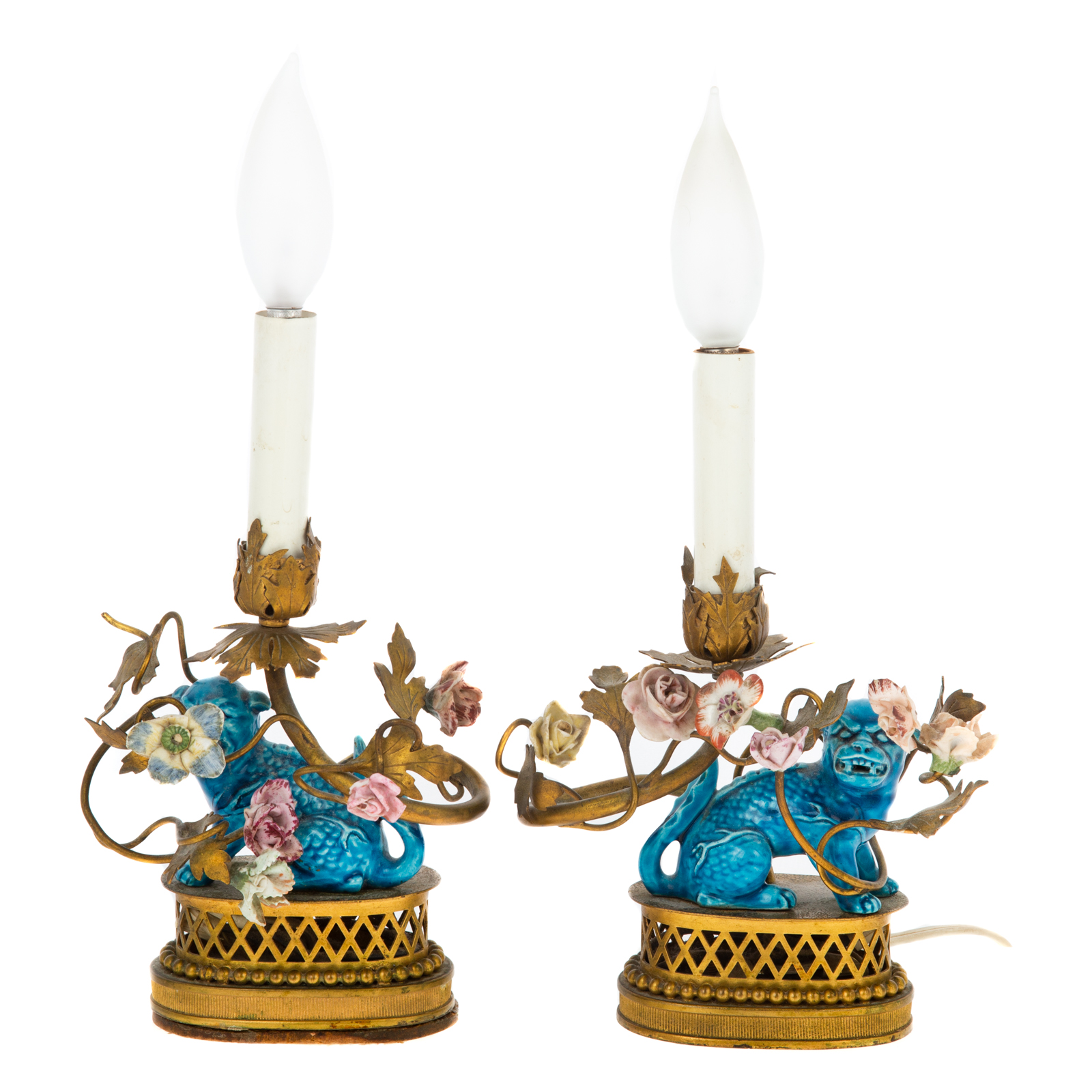 A PAIR OF CHINESE EXPORT FOO DOG 2e9a6f