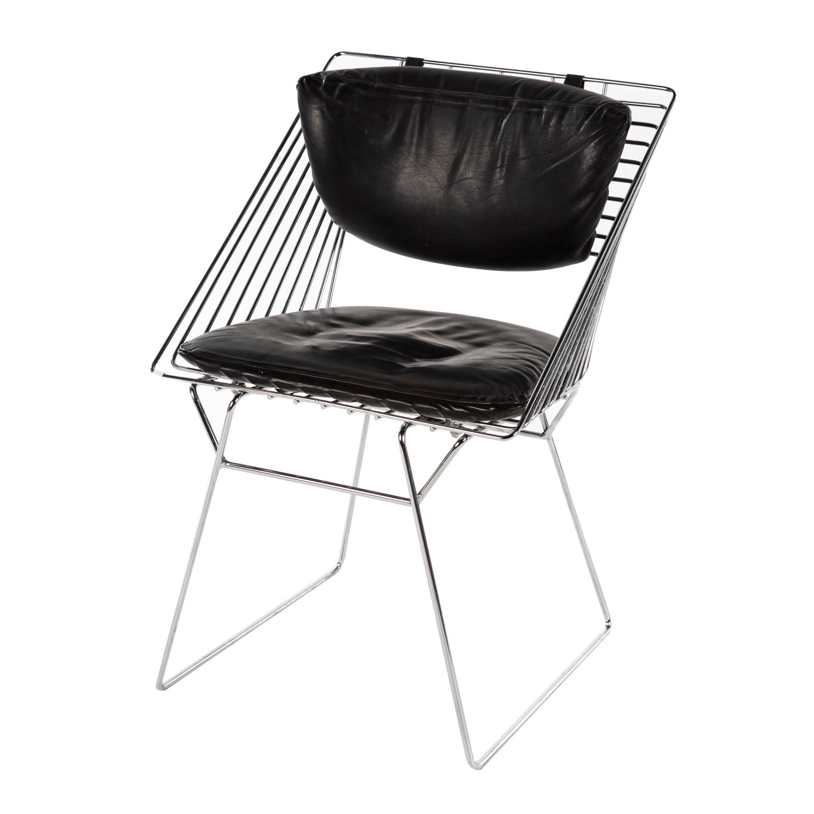 FRITZ HANSEN CHROME WIRE CHAIR