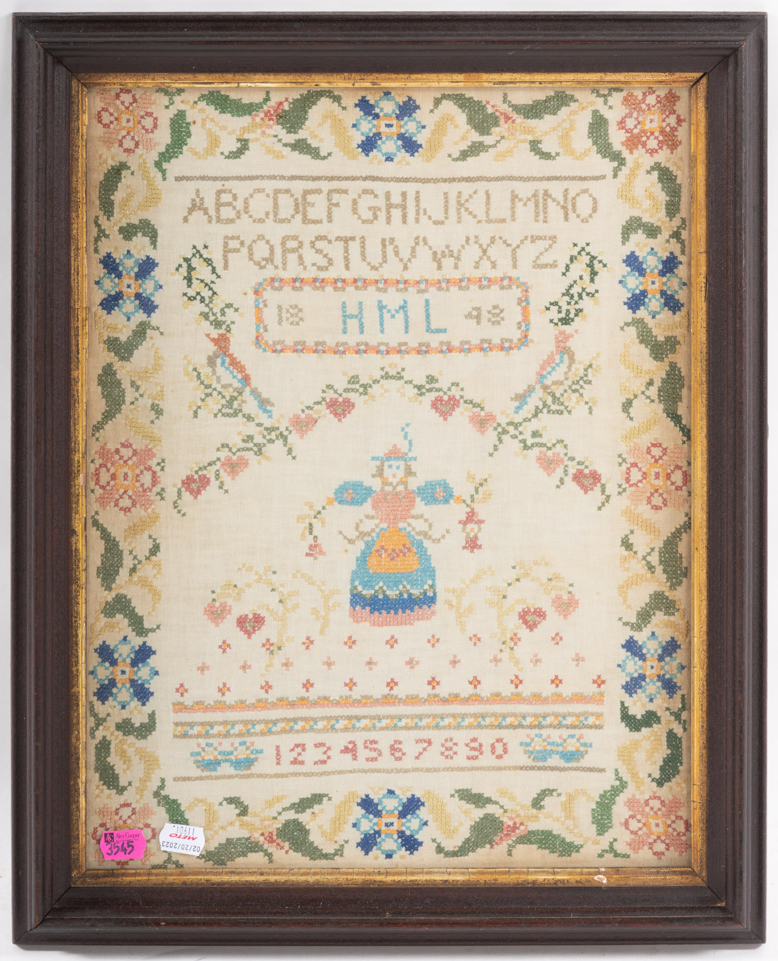 CONTINENTAL NEEDLEPOINT SAMPLER  2e9aaf