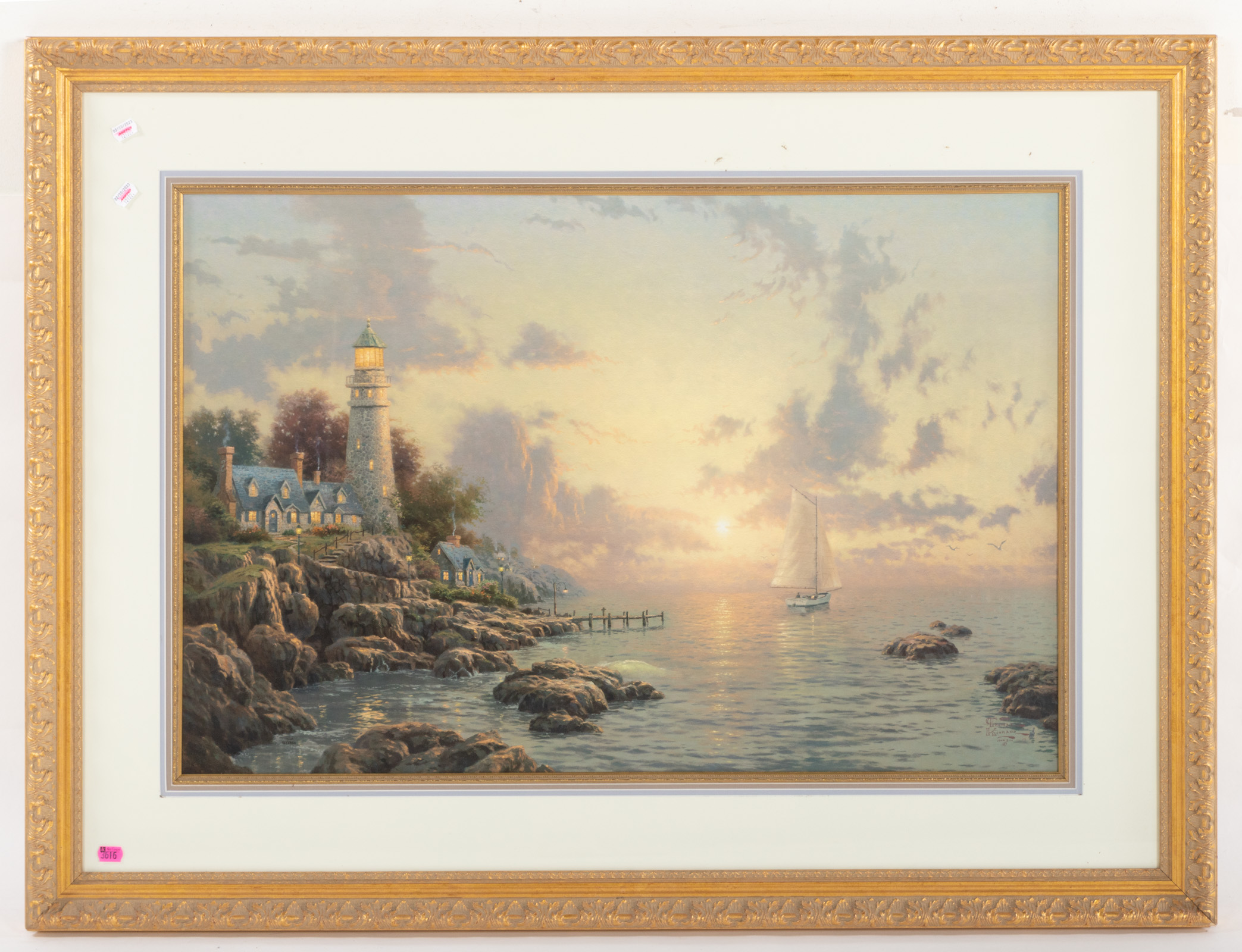 THOMAS KINKADE. "THE SEA OF TRANQUILLITY,"