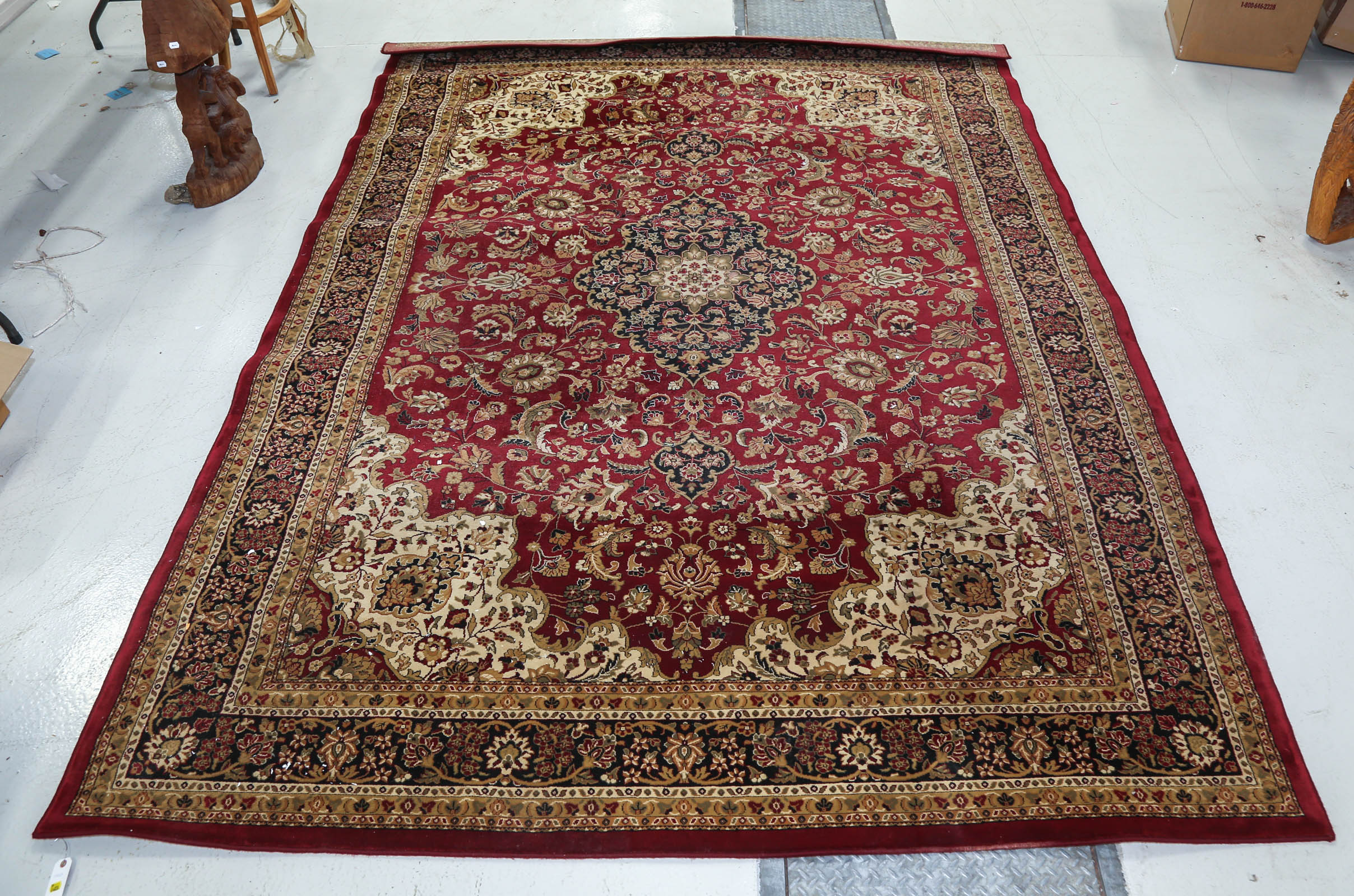 INDOOR/OUTDOOR PERSIAN DESIGN RUG,