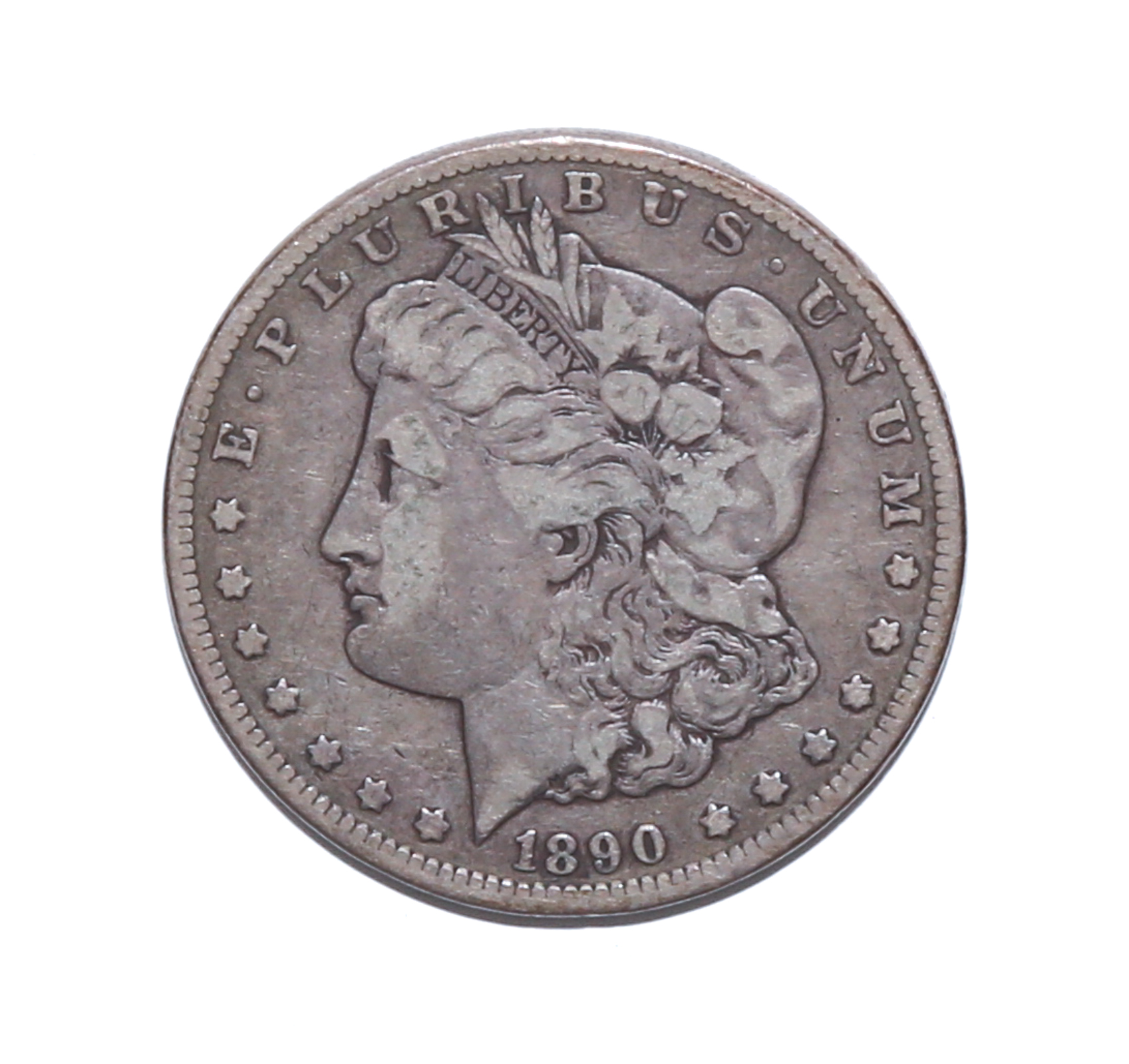 1890-CC MORGAN DOLLAR F/VF Just