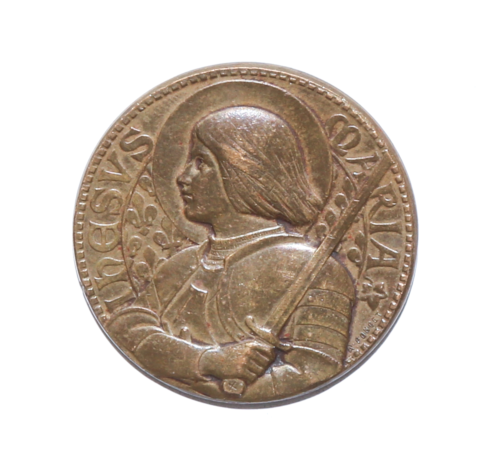 MEDAL FOR JEANNE D'ARC FOR NOUVELLISTE