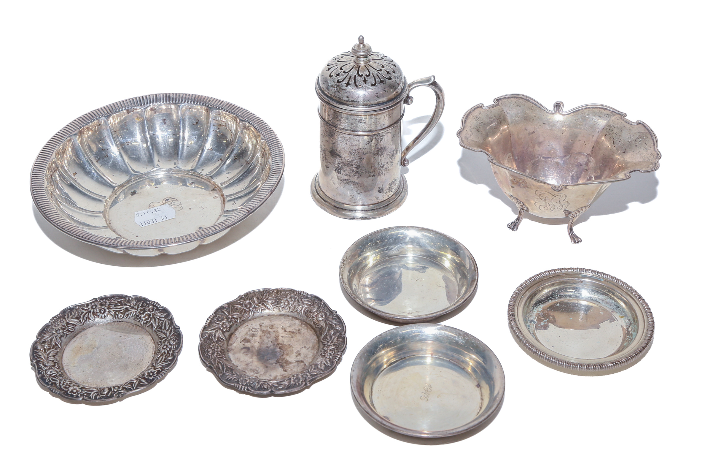 GROUP OF SMALL STERLING HOLLOWWARE