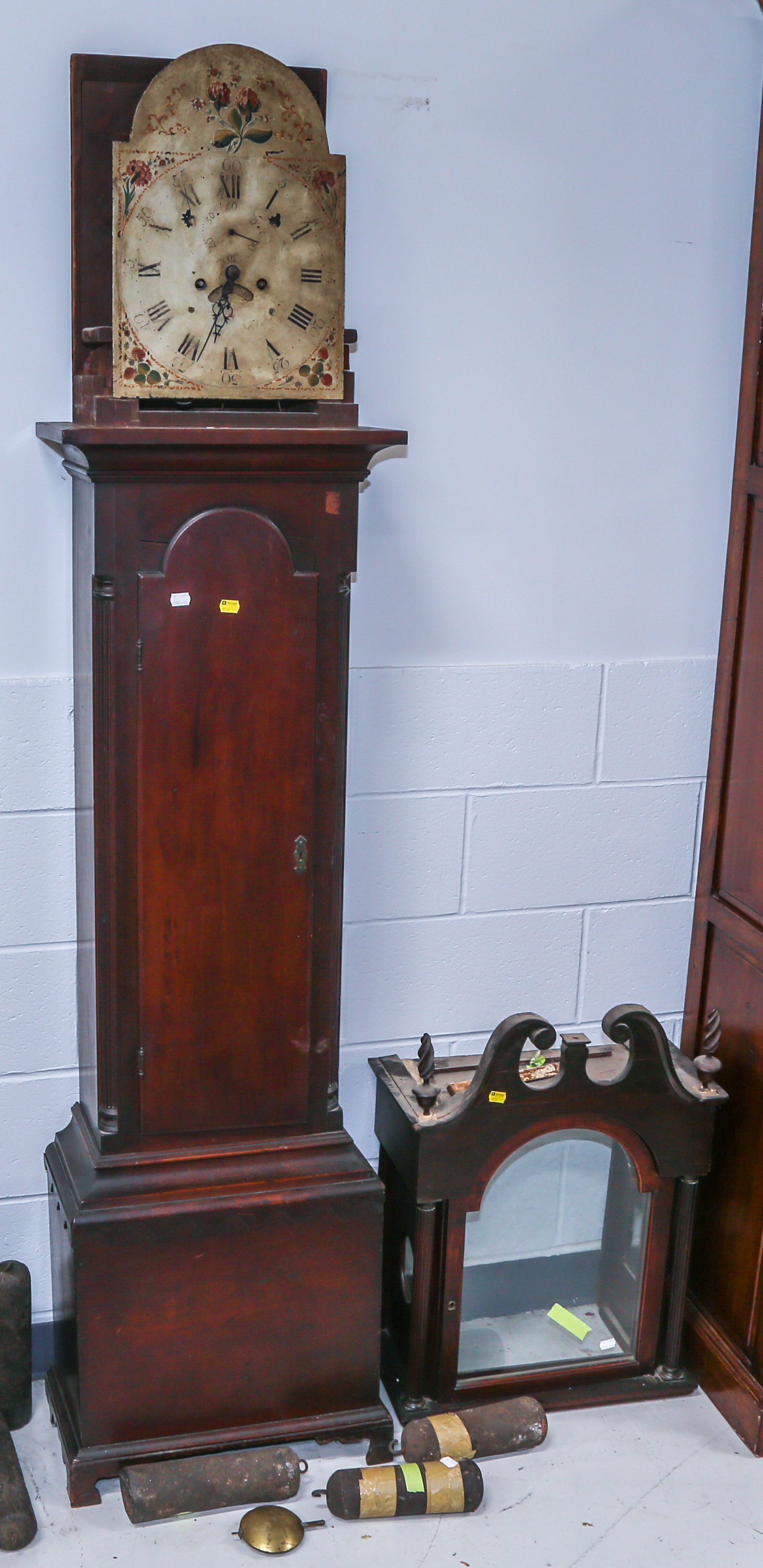 FEDERAL CHERRY TALL CASE CLOCK 2e9d27