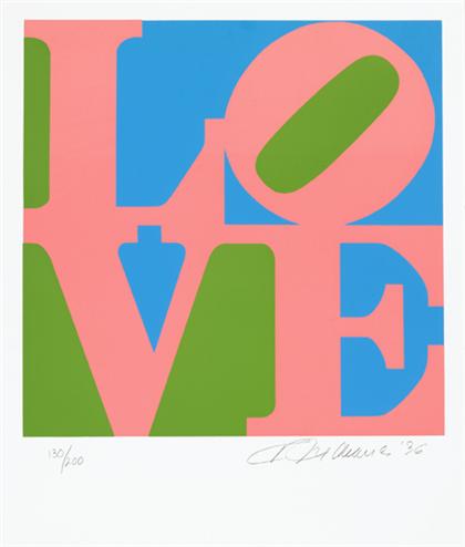 ROBERT INDIANA  (american b. 1928)