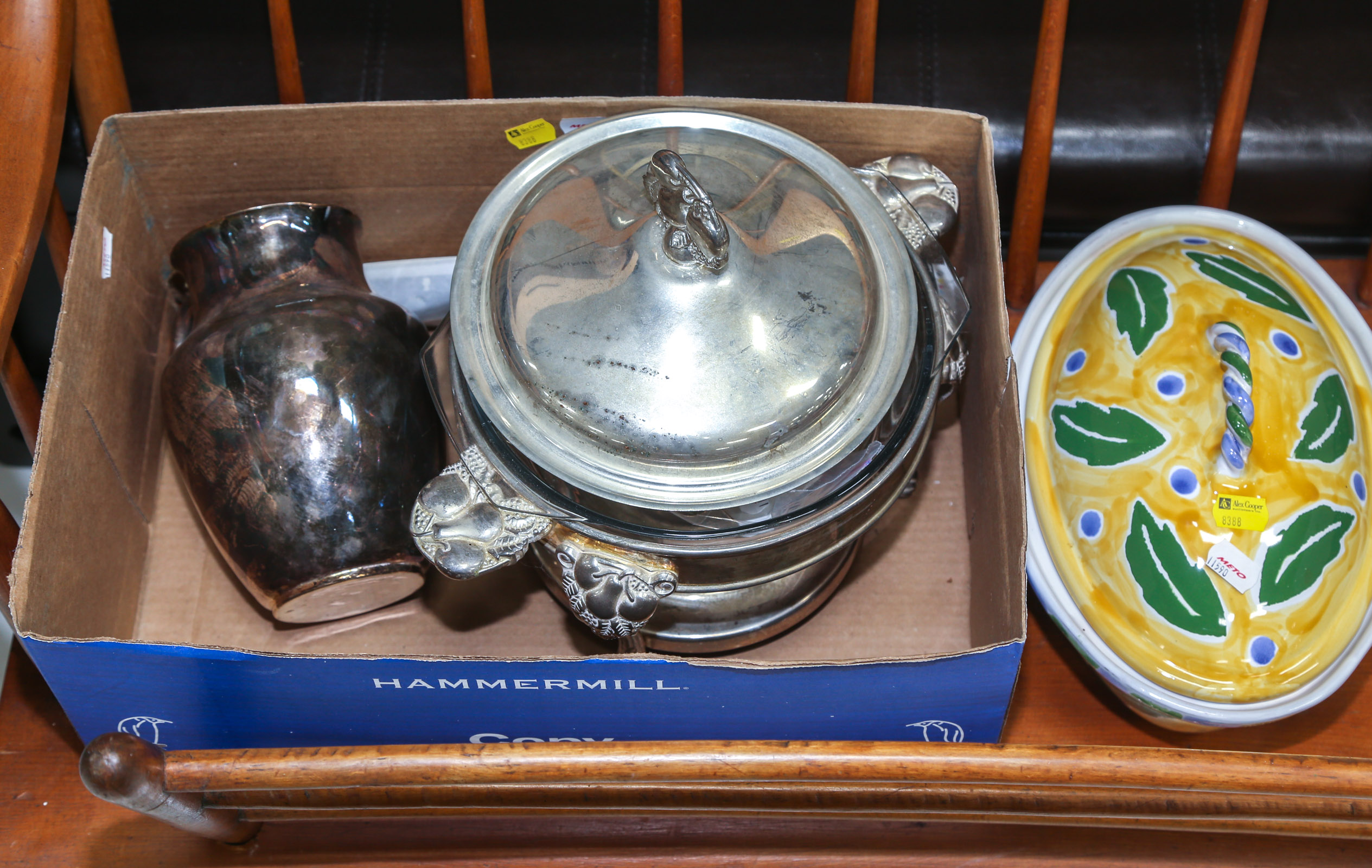 SILVER PLATEDWARE & COVERED STERLING