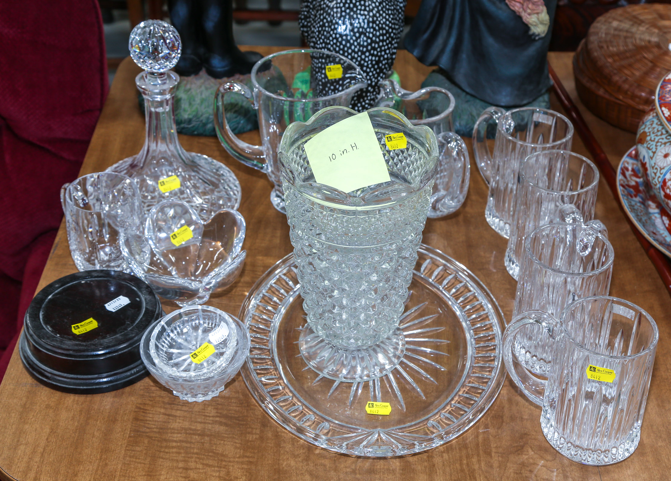 ASSORTMENT OF GLASSWARE Including 2e9d6f