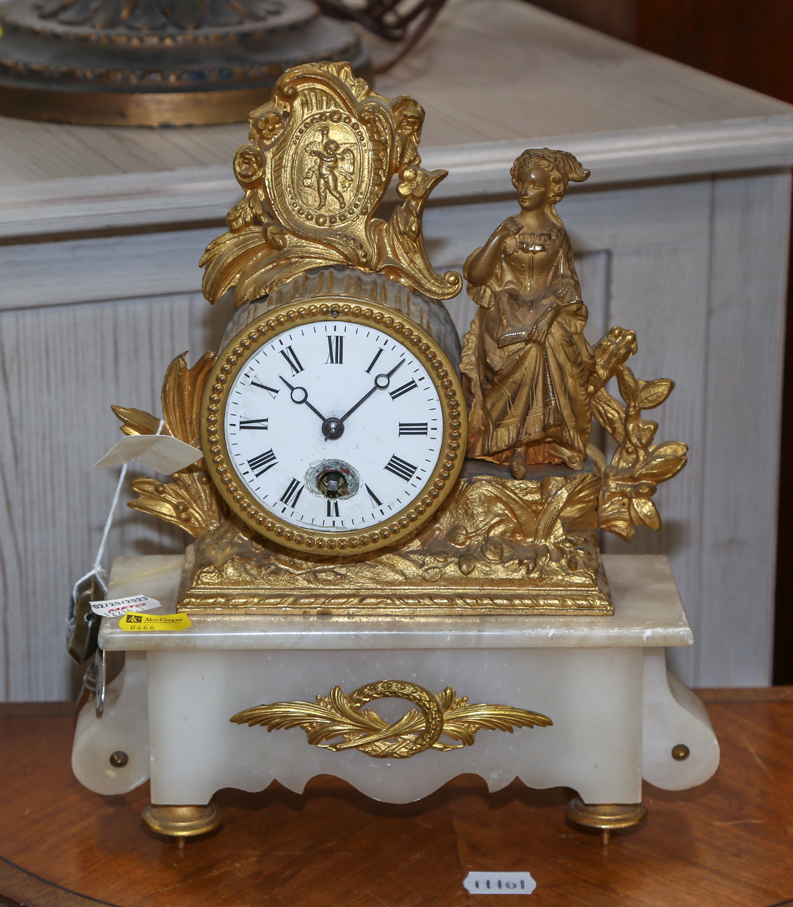 NEOCLASSICAL STYLE ALABASTER &