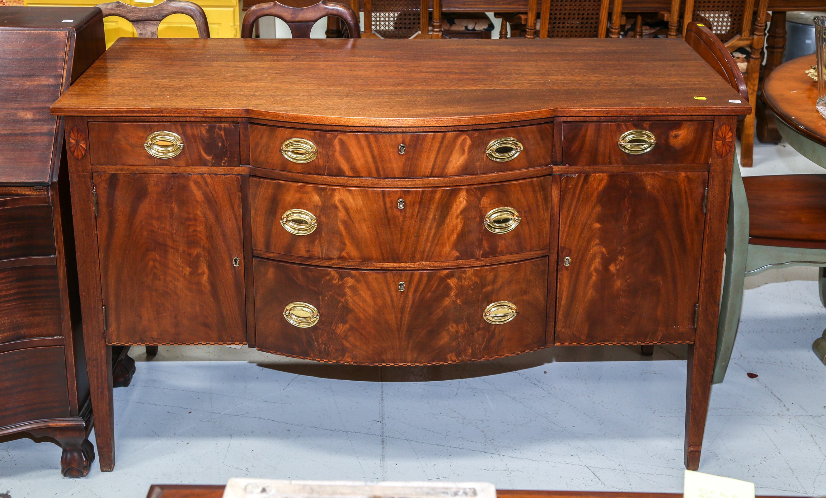 FEDERAL STYLE INLAID MAHOGANY SIDEBOARD 2e9dff