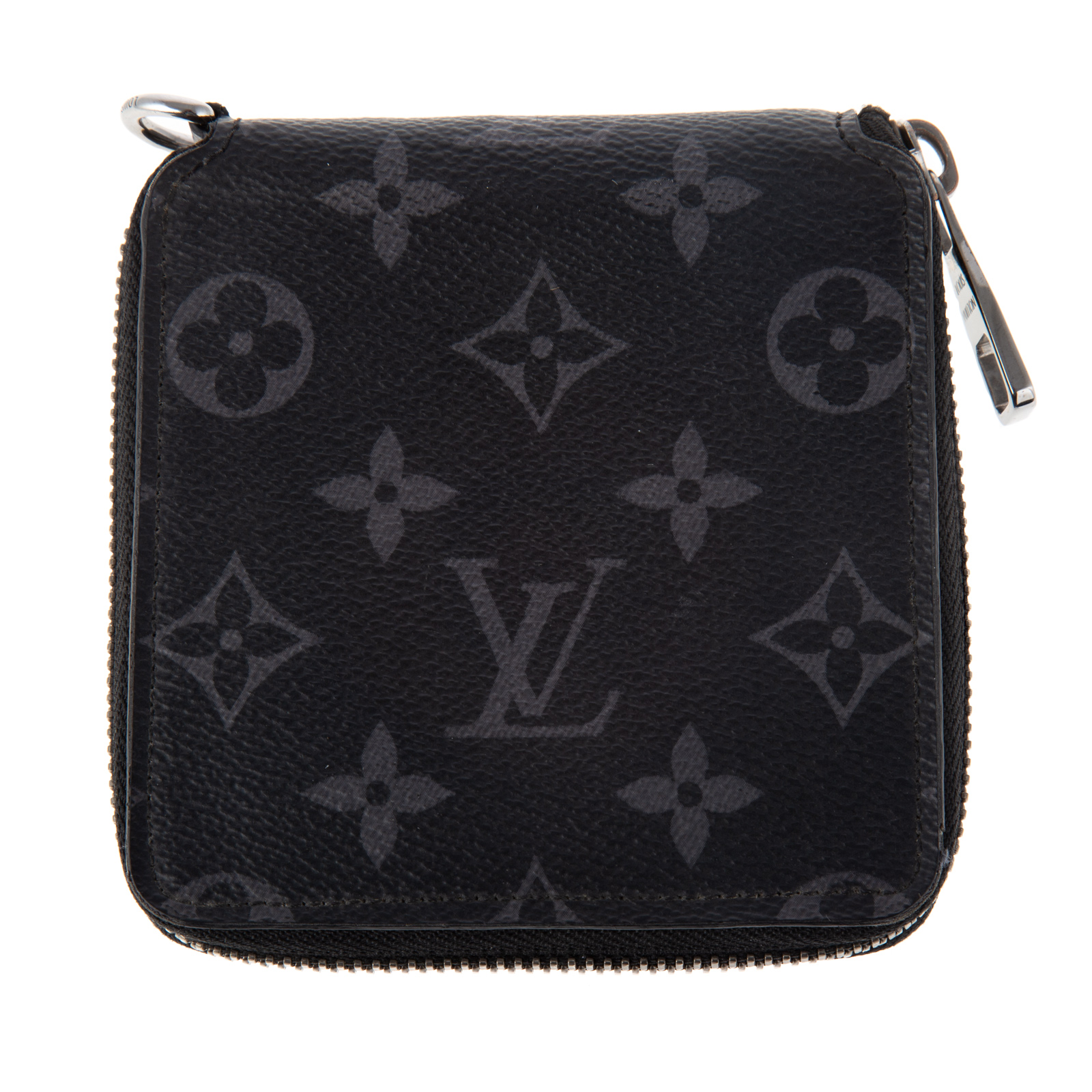 A LOUIS VUITTON COMPACT ZIPPED WALLET