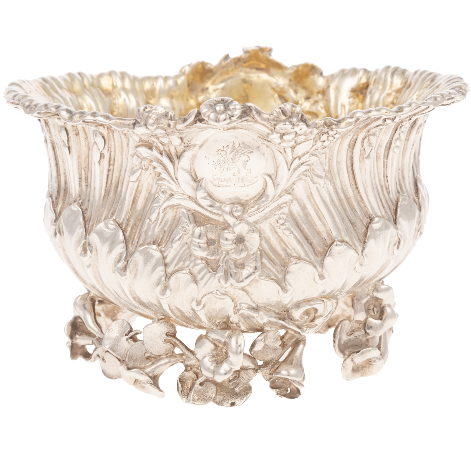 GEORGE IV SILVER ARMORIAL BOWL