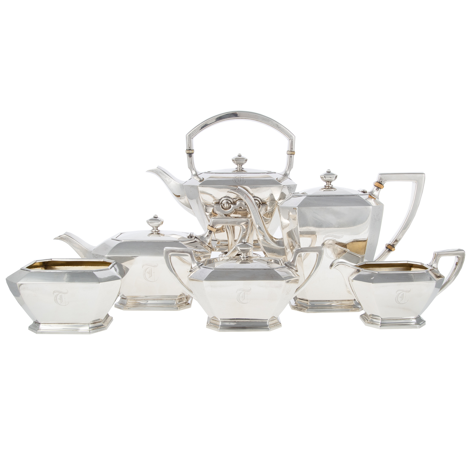 GORHAM STERLING FAIRFAX TEA AND 2ea008