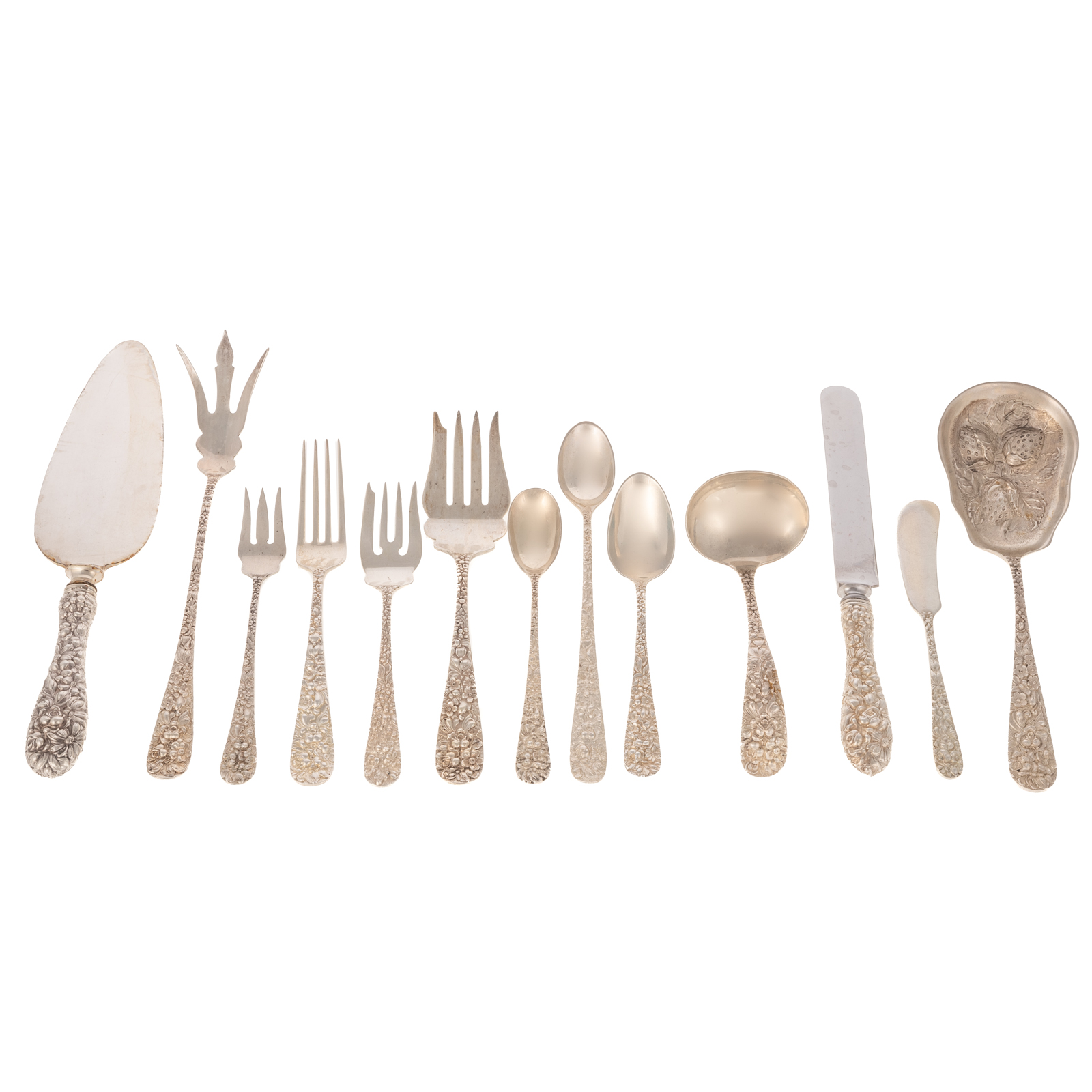 STIEFF STERLING "ROSE" FLATWARE