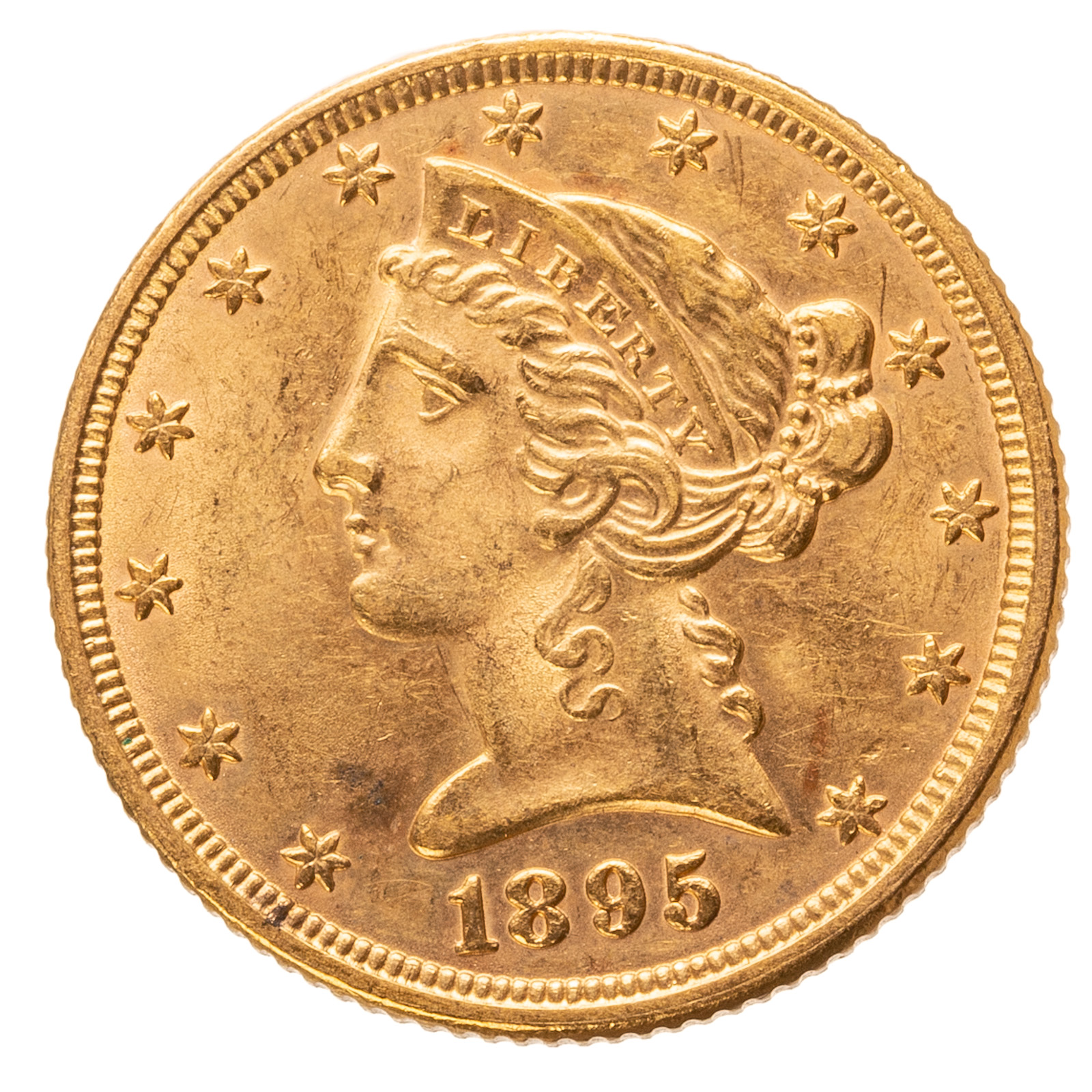 1895 5 LIBERTY GOLD HALF EAGLE 2ea04f