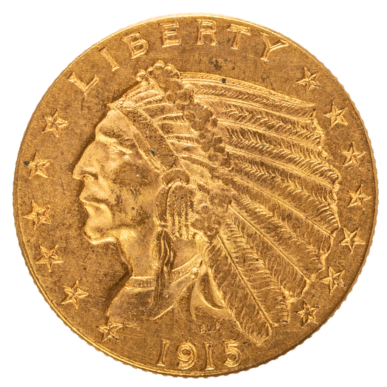 1915 $2.50 INDIAN QUARTER EAGLE