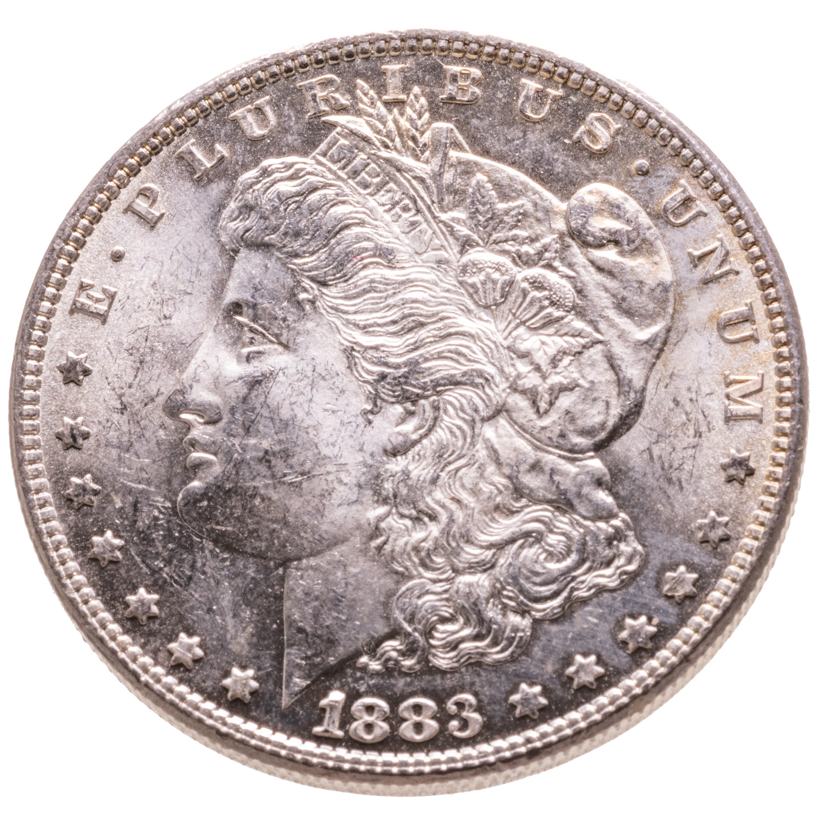 ROLL OF 1883 MORGAN DOLLARS AU55-MS62