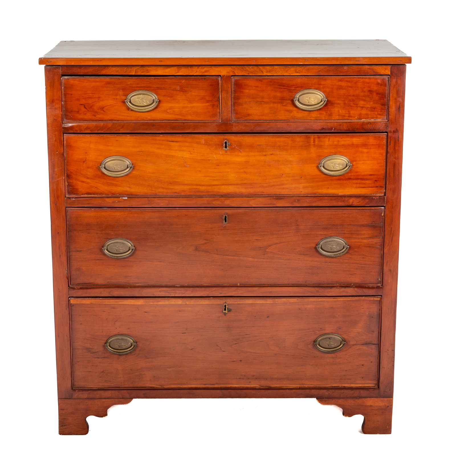 FEDERAL CHERRY CHEST OF DRAWERS 2ea0a3