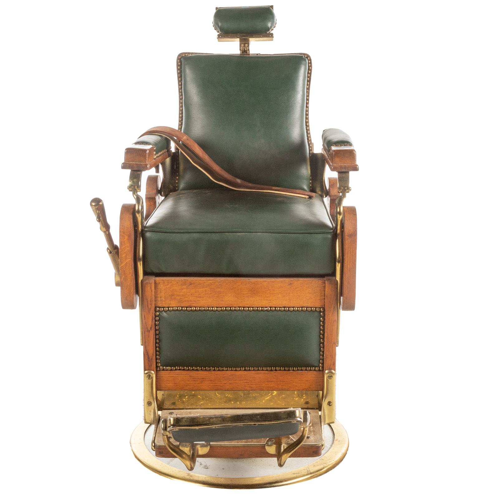 THEO. A. KOCHS BARBER CHAIR Circa 1920s;