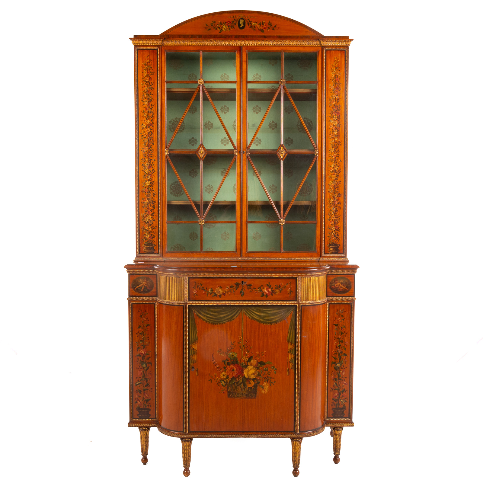 ADAM STYLE CHINA CABINET 20th century  2ea0aa