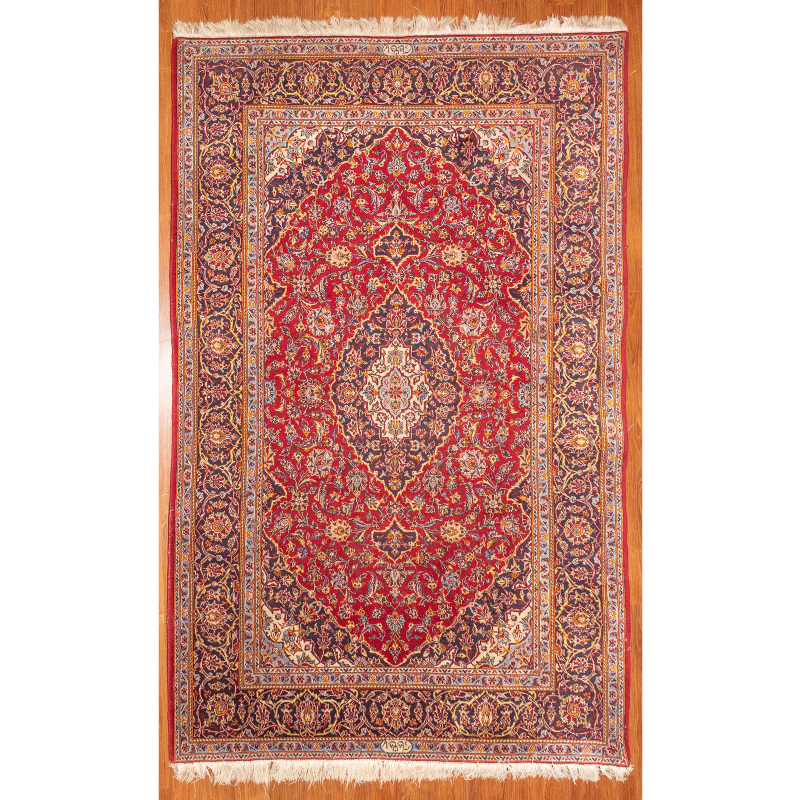 KASHAN RUG, PERSIA, 4.6 X 7 Third