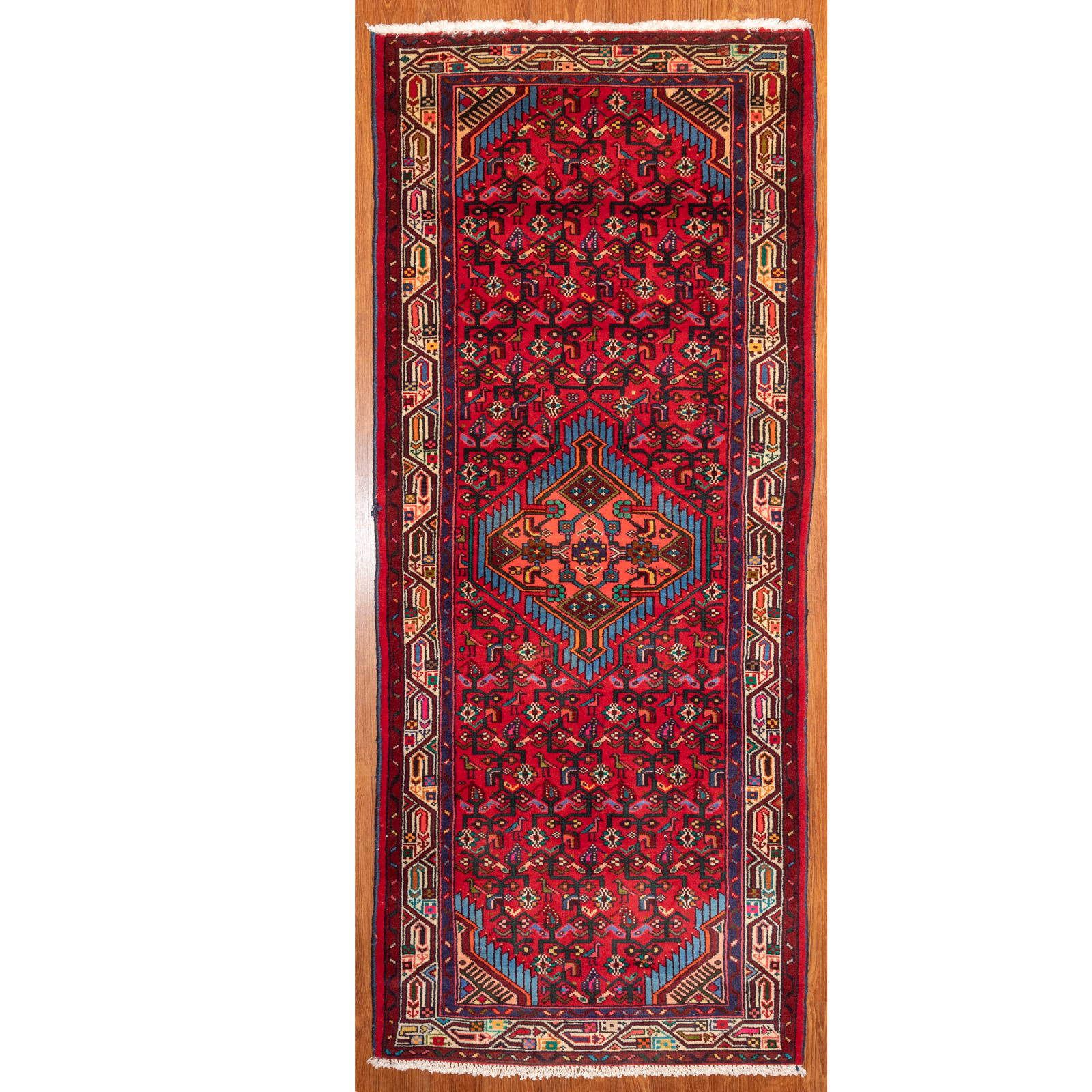 HAMADAN RUG, PERSIA, 2.7 X 6.1