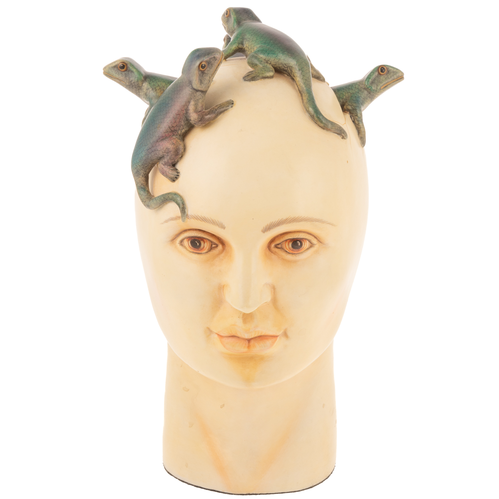 SERGIO BUSTAMANTE. SURREALIST HEAD,