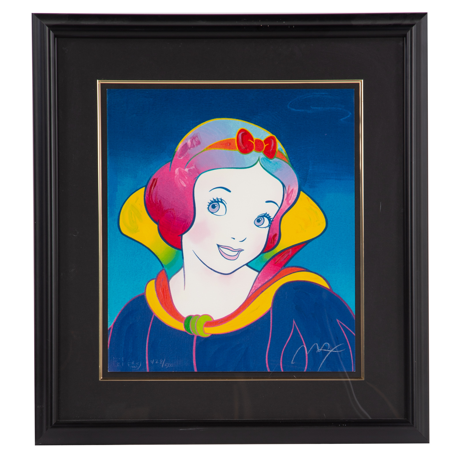 PETER MAX. SNOW WHITE, COLOR SCREENPRINT