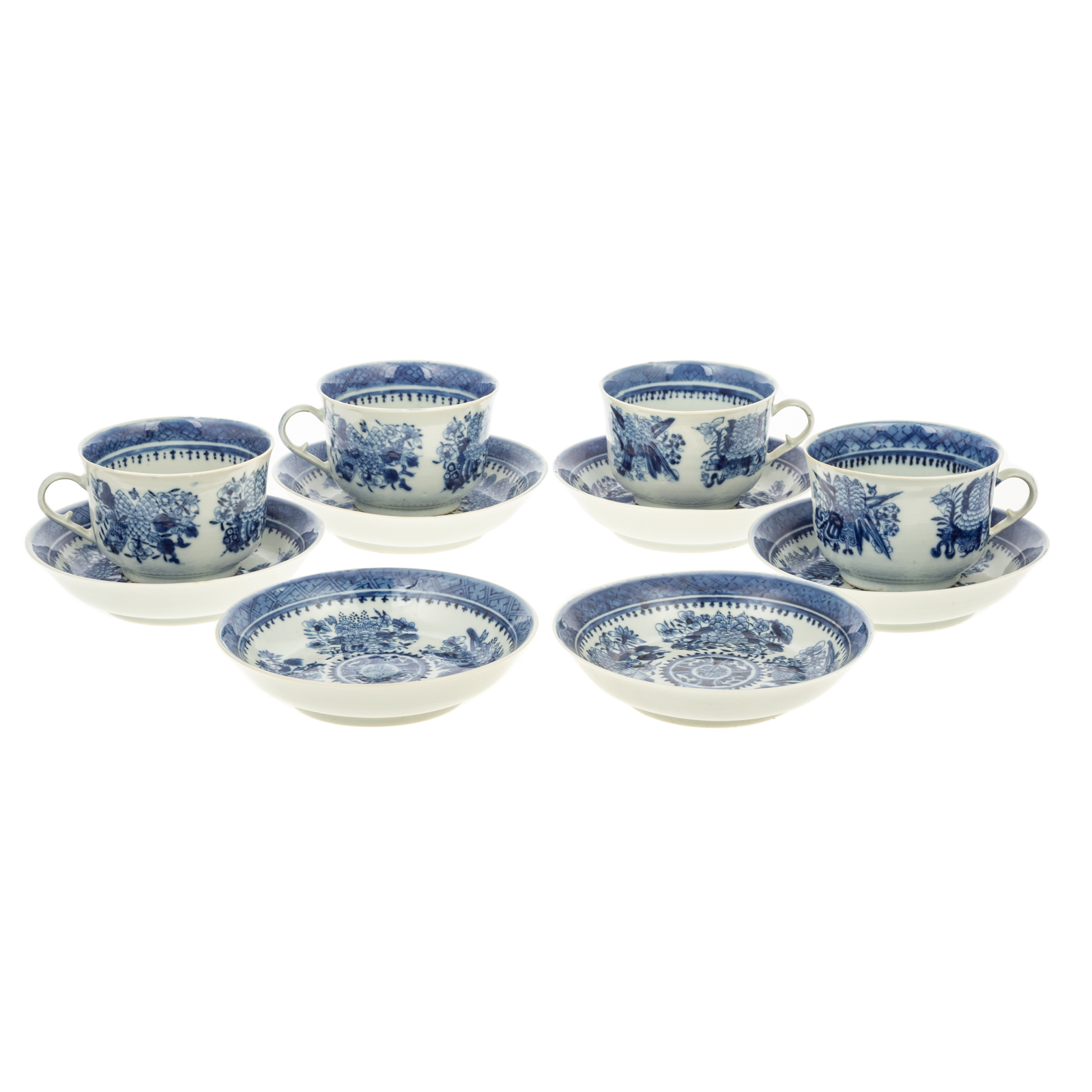 10 PIECES CHINESE EXPORT BLUE FITZHUGH 2ea179