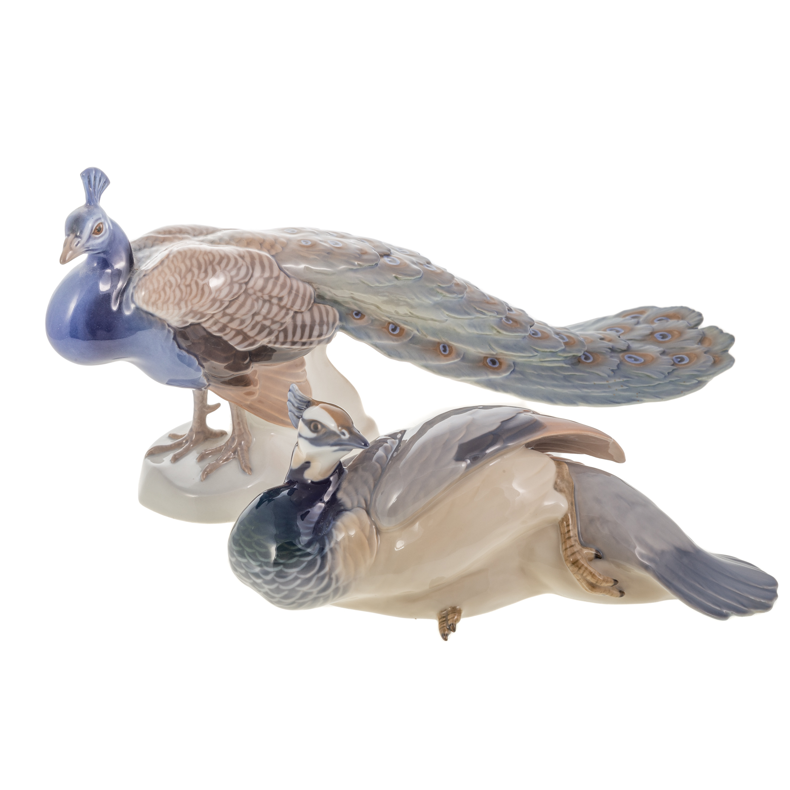 BING GRONDAHL PEACOCK AND PEAHEN 2ea187