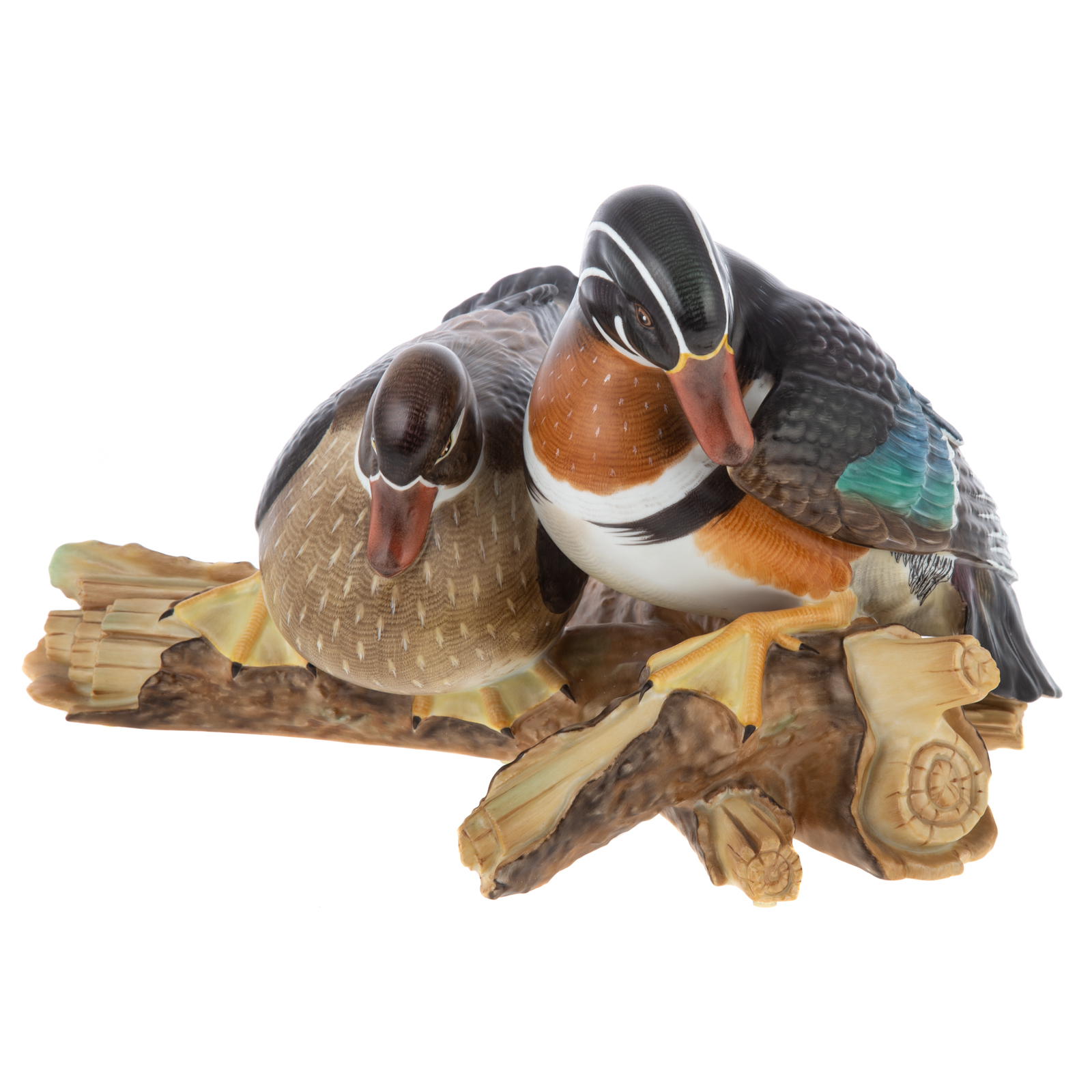 HEREND PORCELAIN CANADIAN DUCKS Two