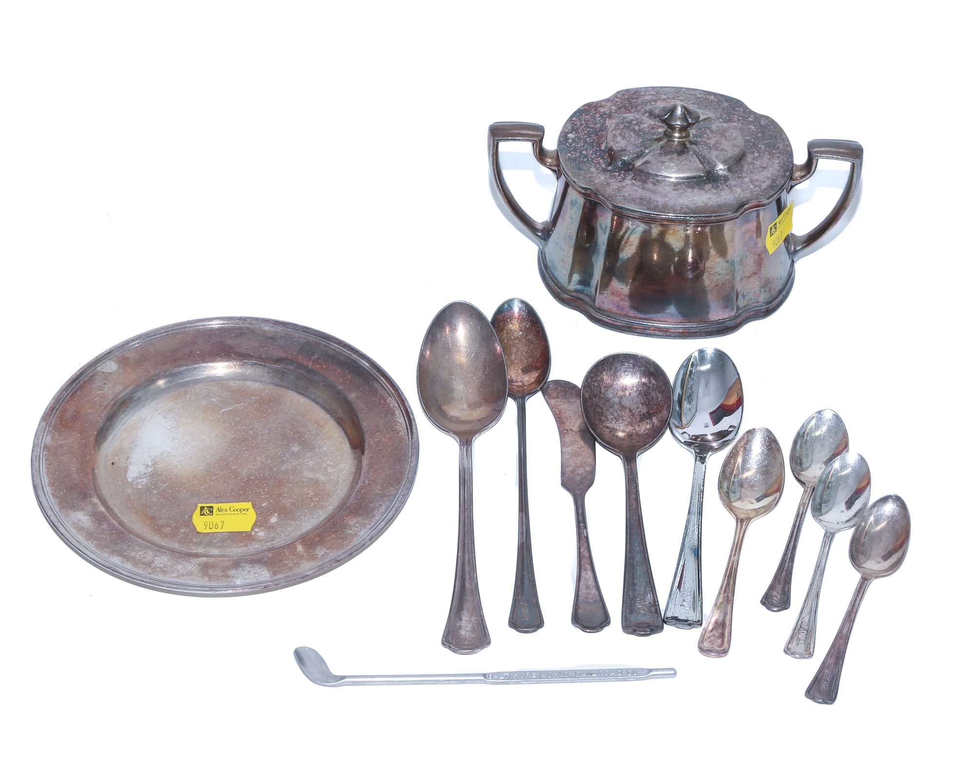 ASSORTMENT OF B & O LAMBERTON SILVER