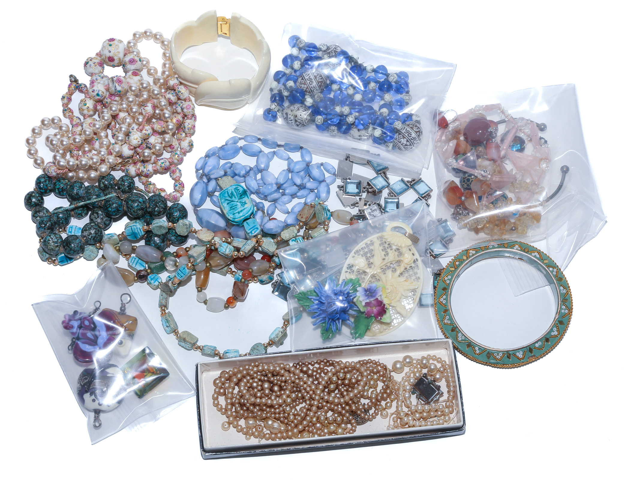 COLLECTION OF COSTUME JEWELRY Including 2ea21d