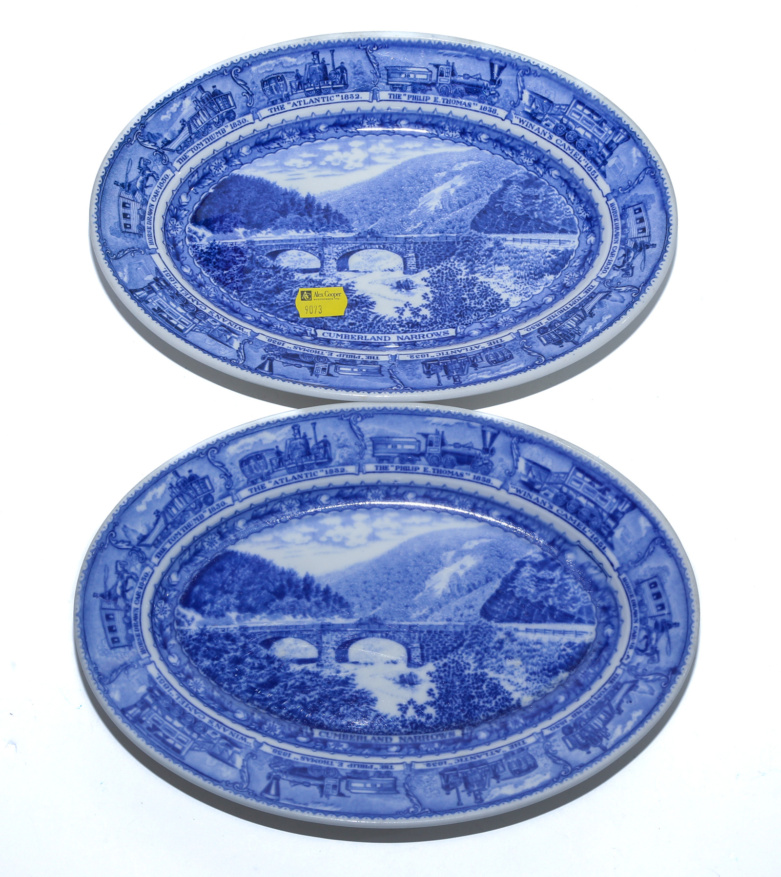 TWO B O LAMBERTON PLATTER Depicting 2ea218