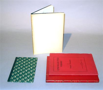 3 vols.  Private Press Books: Thompson,