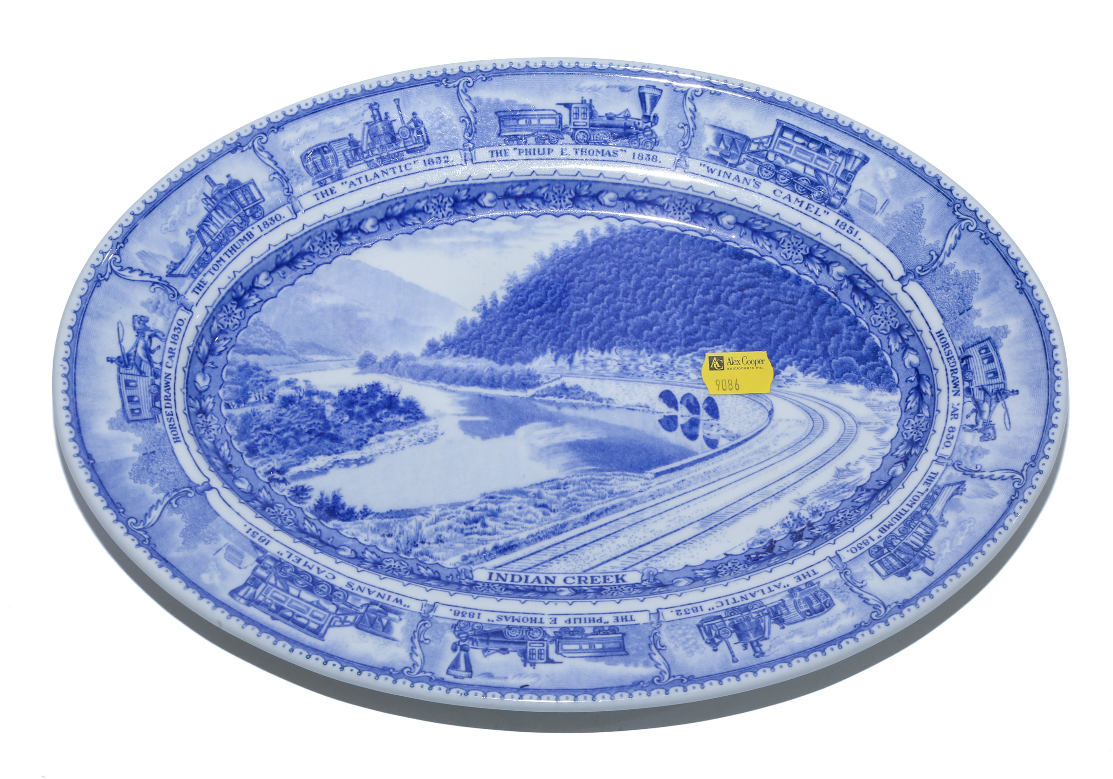 B & O LAMBERTON PLATTER Depicts