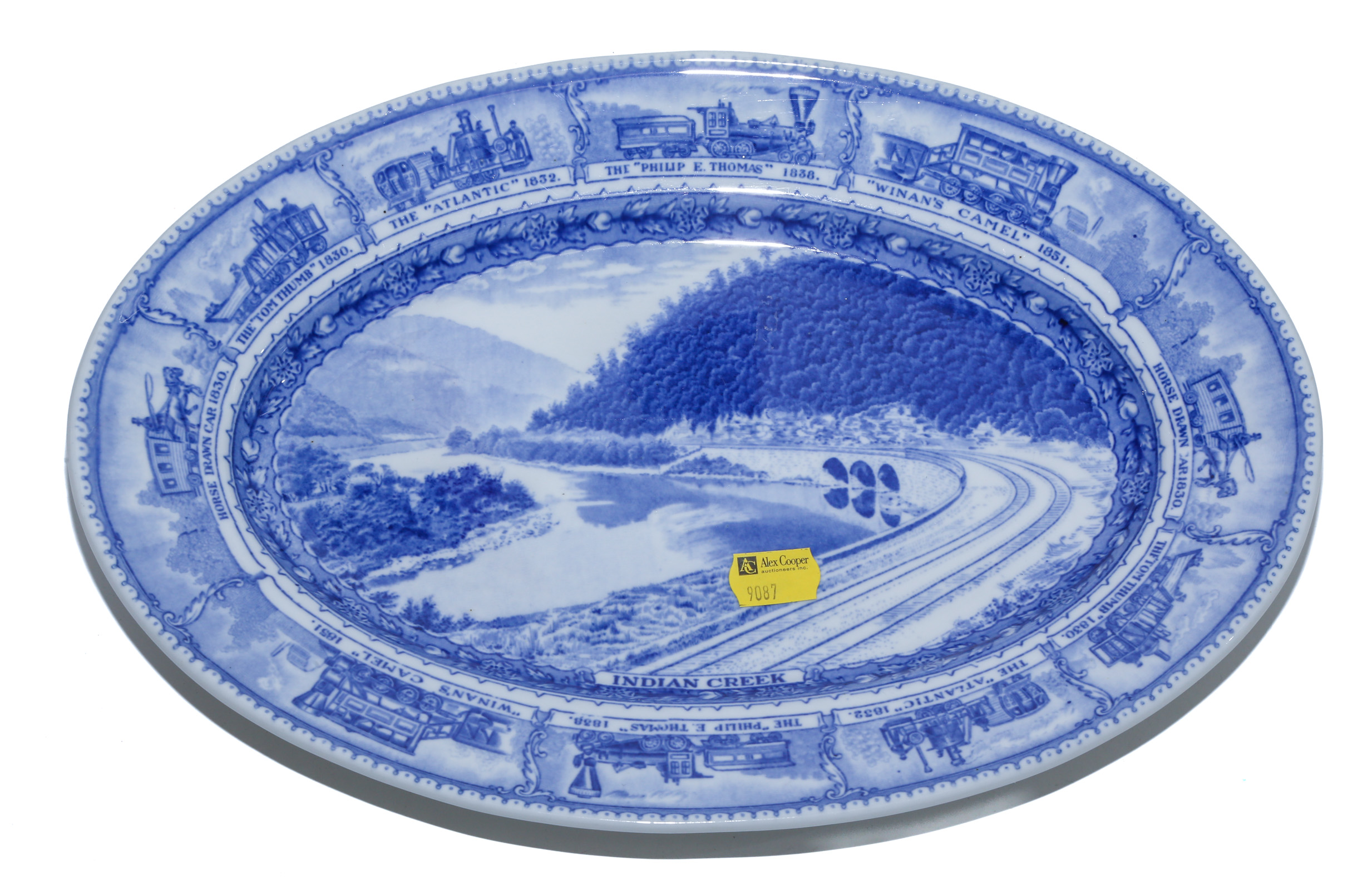 B & O LAMBERTON PLATTER Depicts