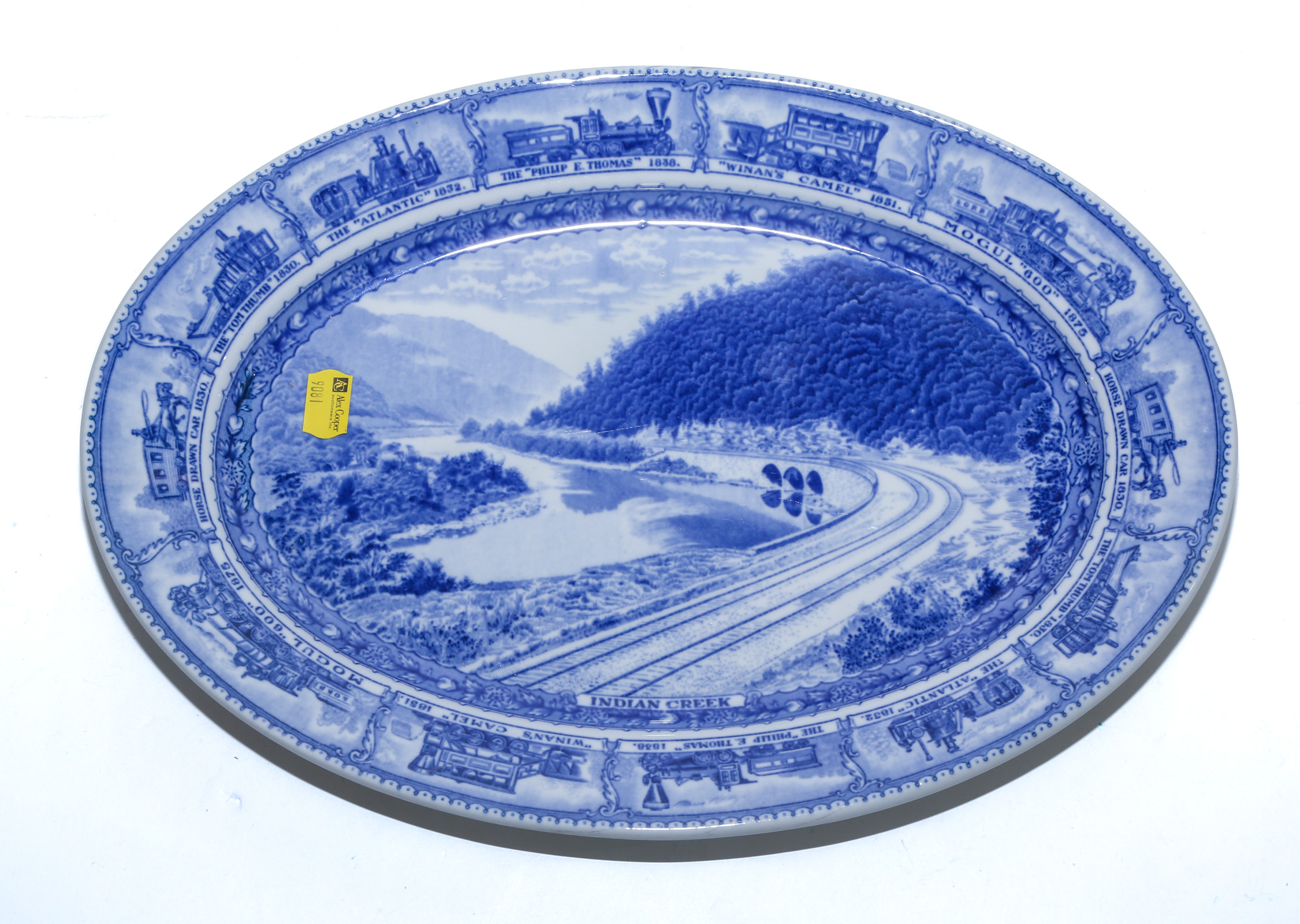 B & O LAMBERTON PLATTER Depicts