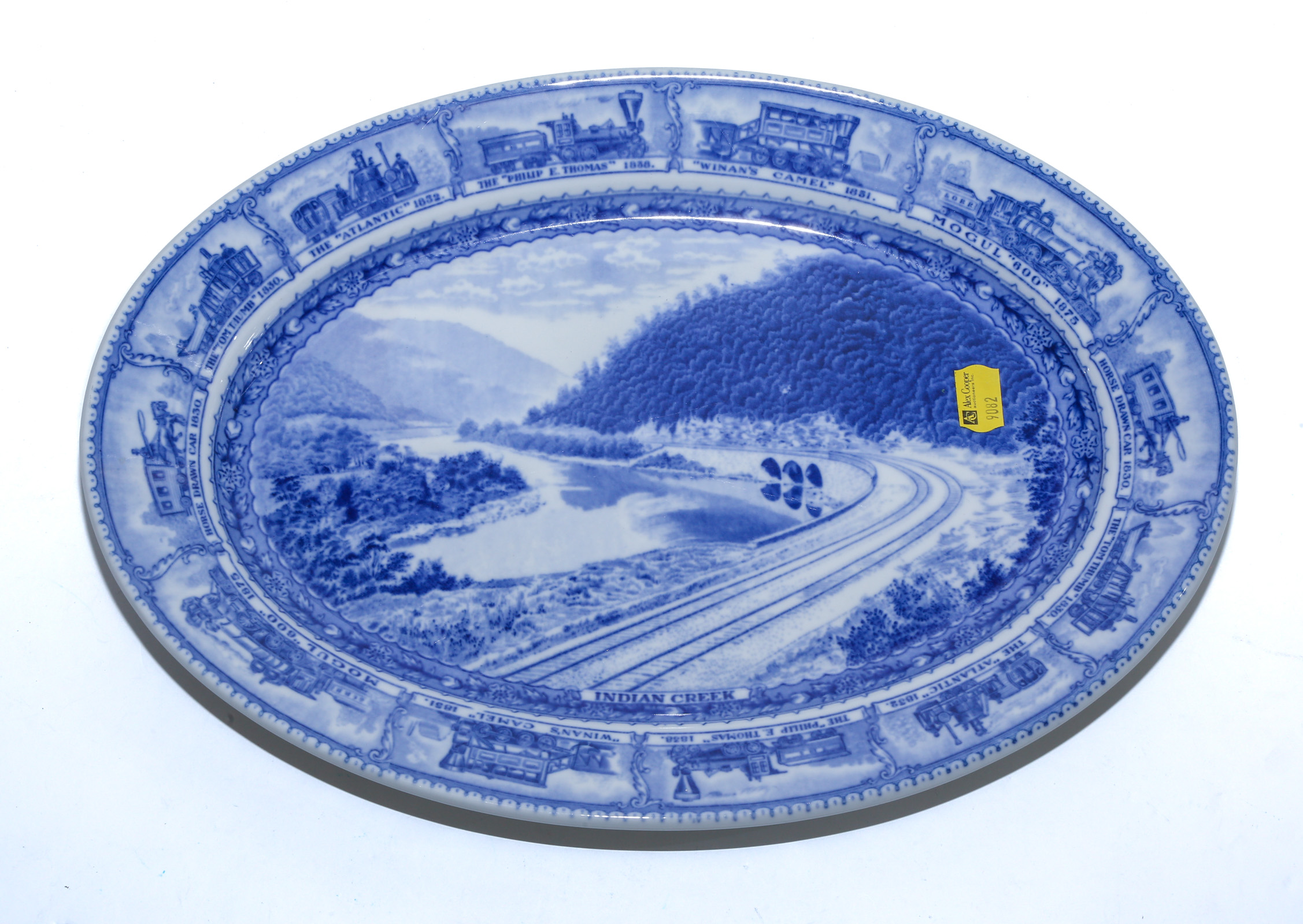 B & O LAMBERTON PLATTER Depicts