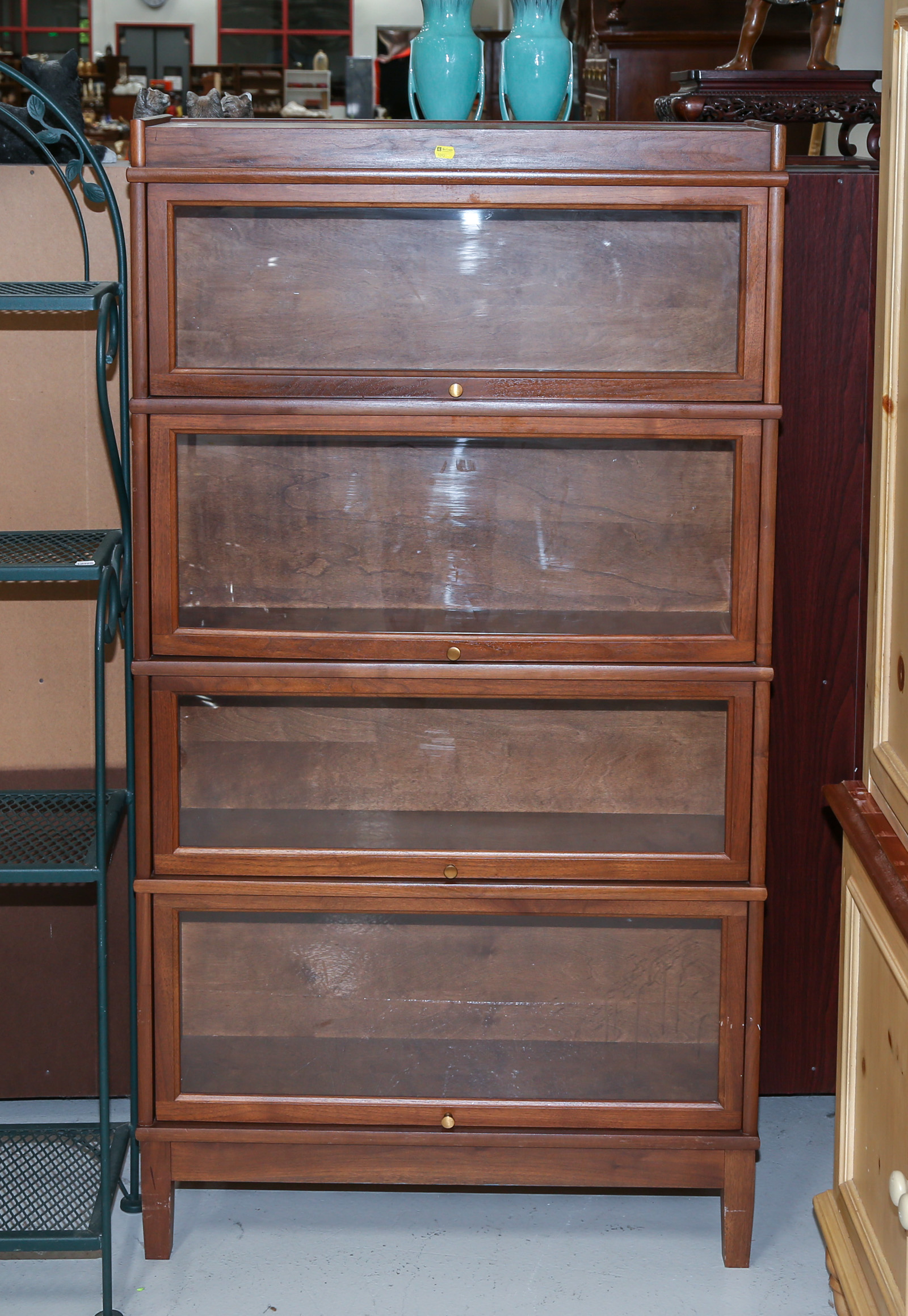 HALE WALNUT BARRISTER'S BOOKCASE