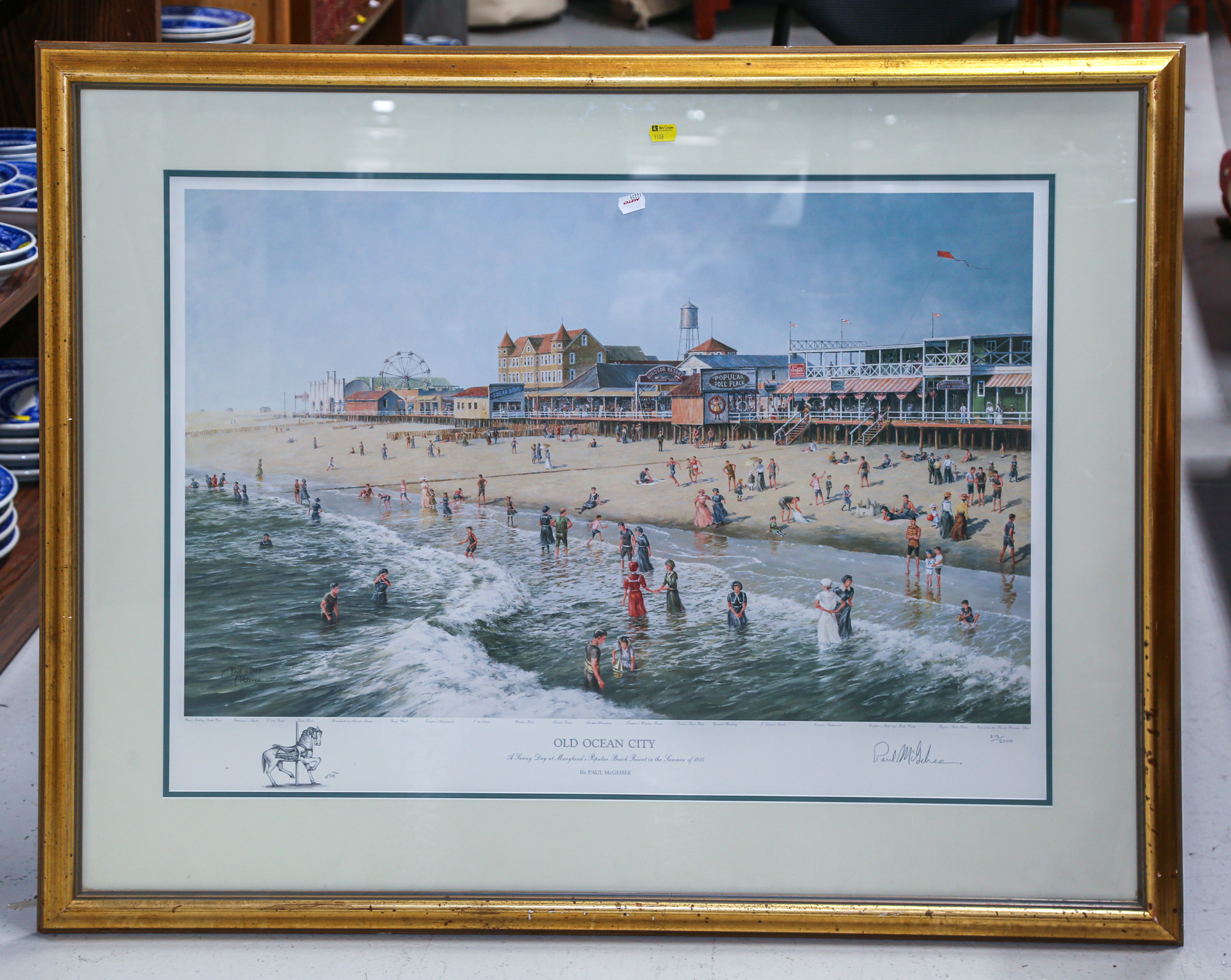 PAUL MCGEHEE. OLD OCEAN CITY, PRINT