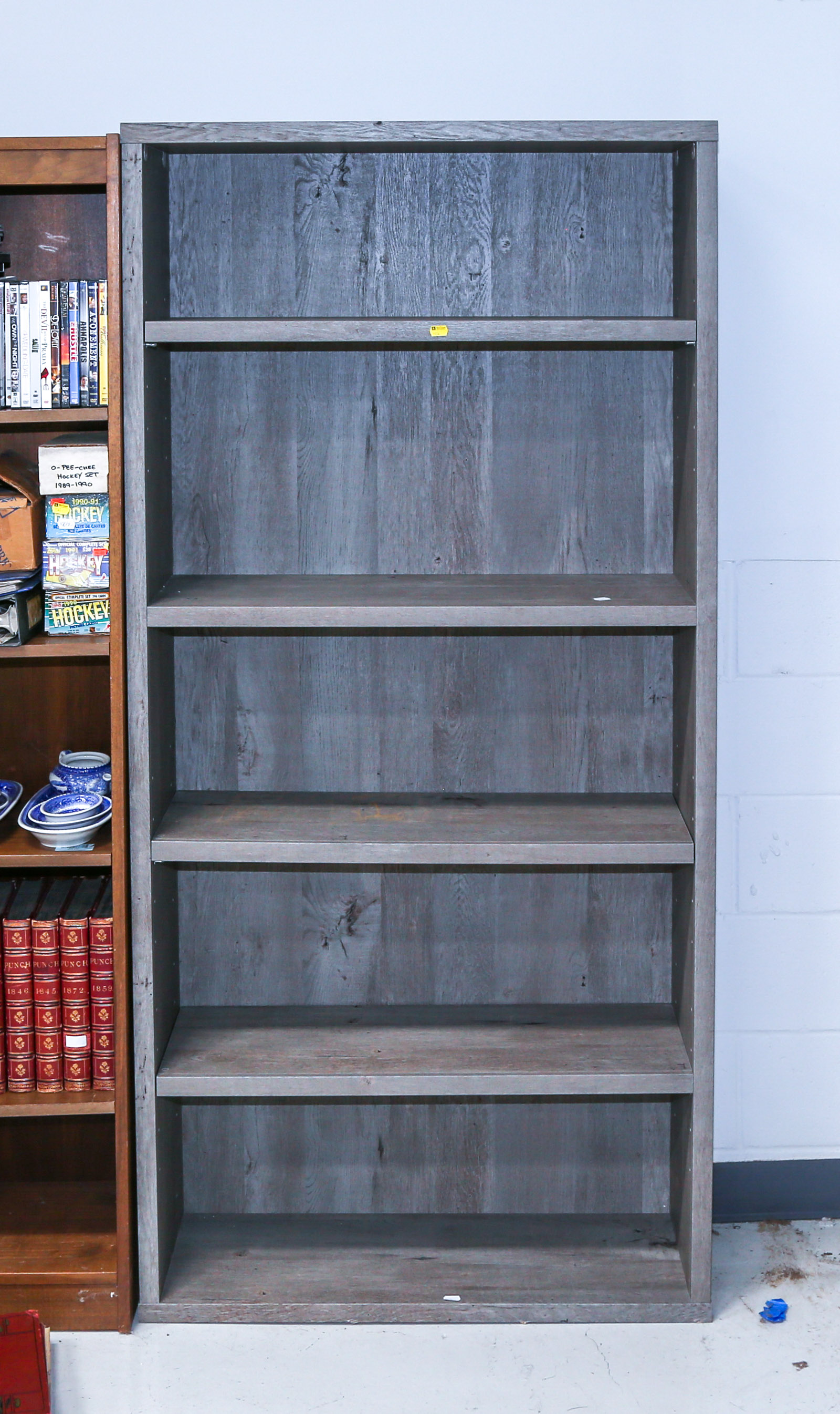 MODERN BOOKCASE 73 in. H., 35 in. W.,