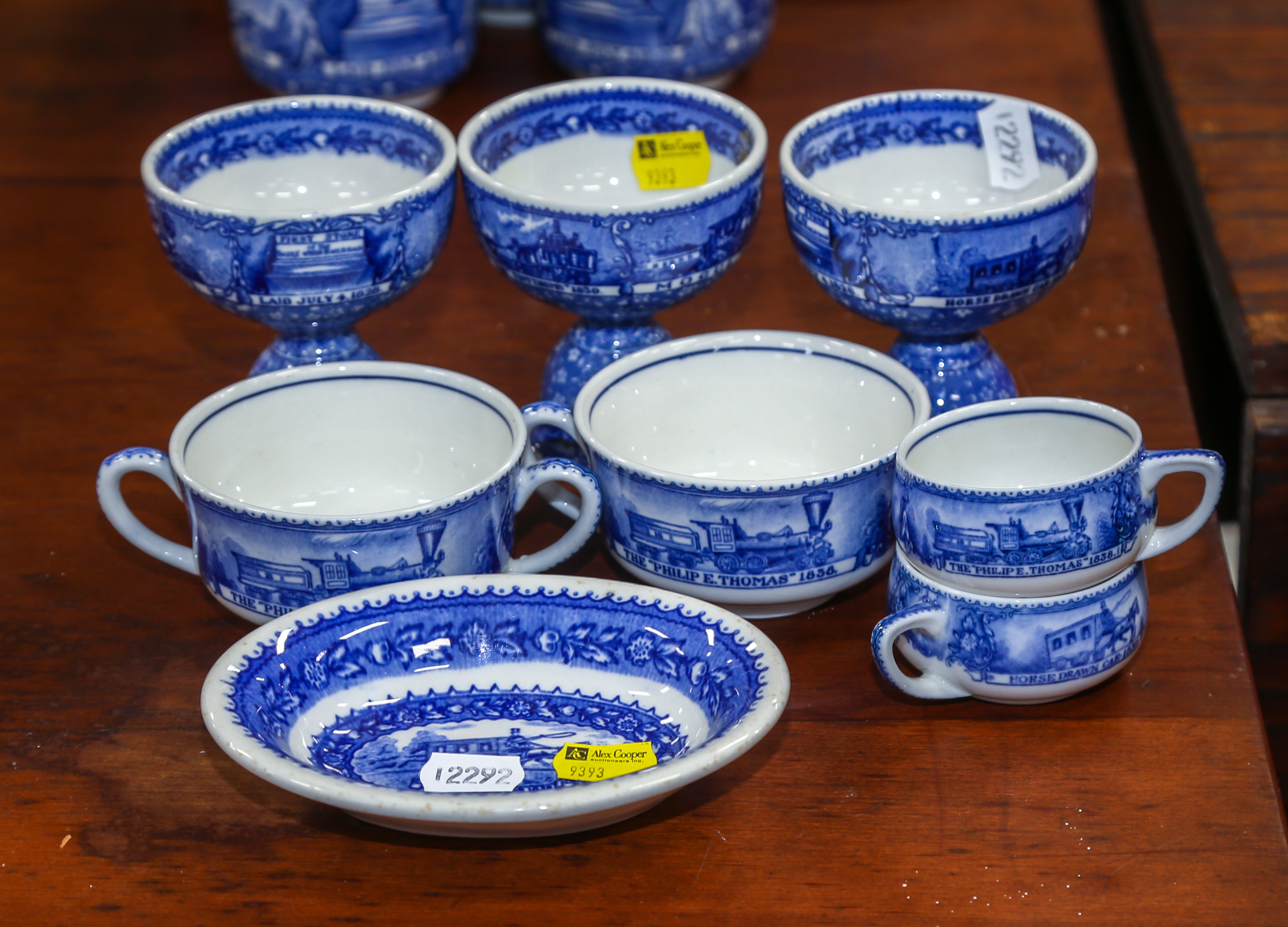 ASSORTED B & O LAMBERTON CHINA