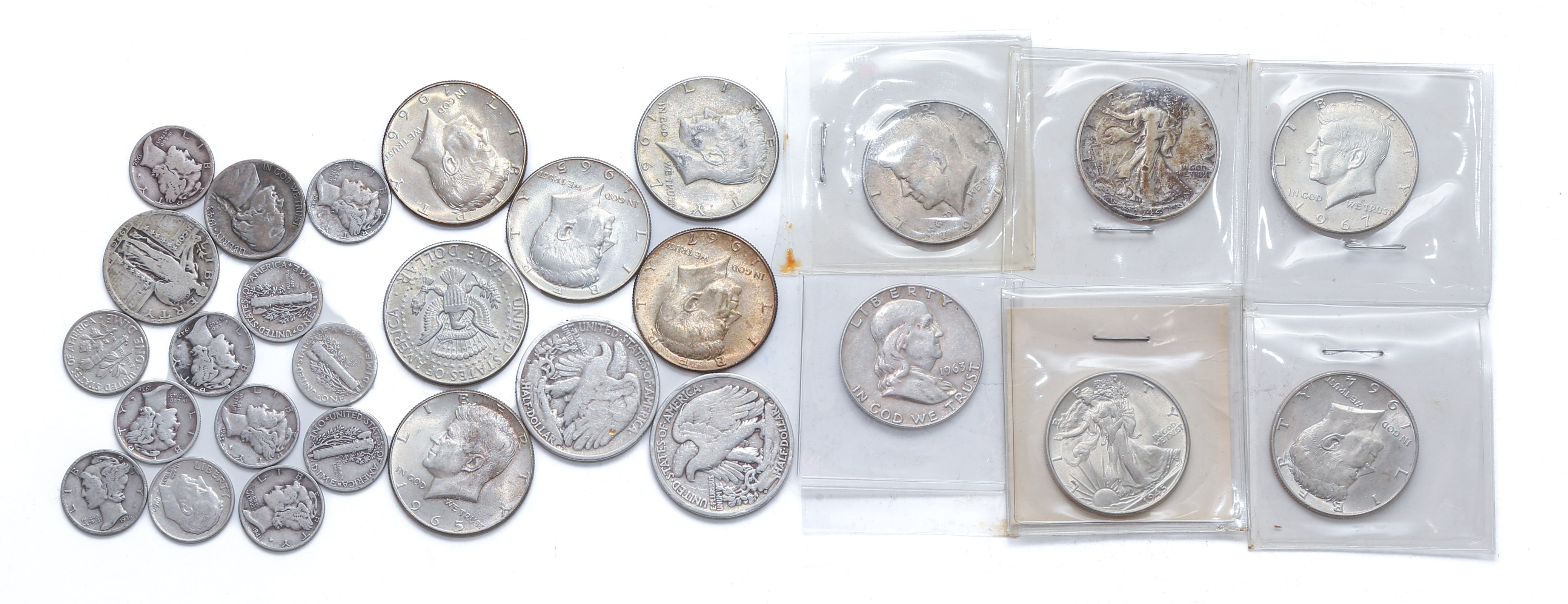 US SILVER COIN COLLECTION $4.45