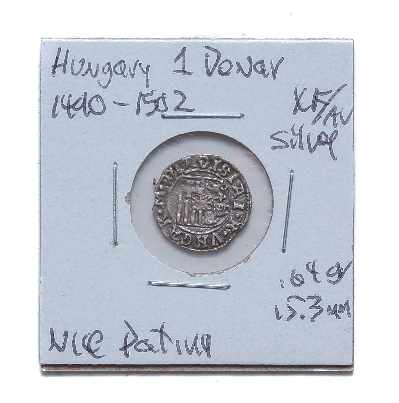 HUNGARY 1 DINAR WLADISLAW II 1490 1502 2ea383