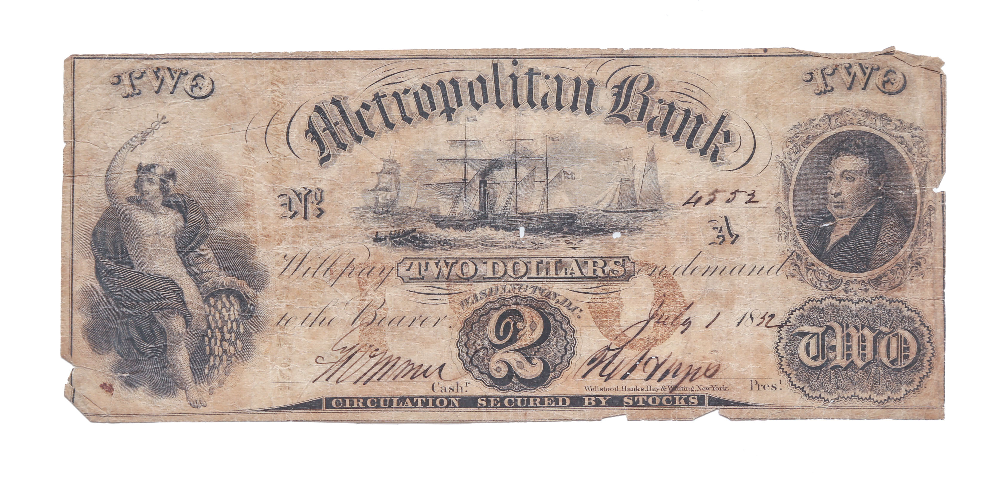 OBSOLETE NOTE -1852 METROPOLITAN