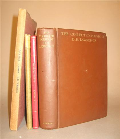 4 vols.  Lawrence, D.H. Poems: